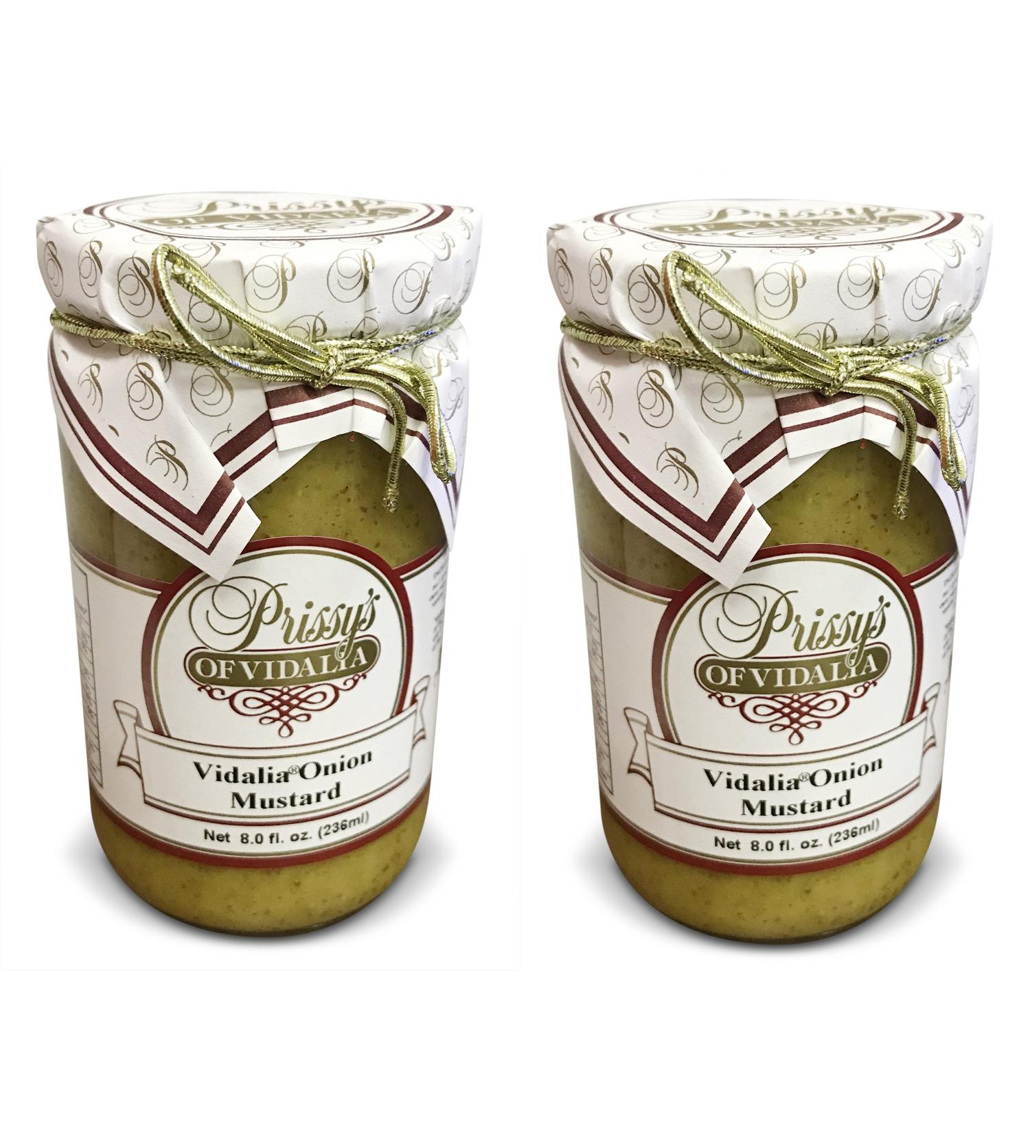 Prissy's of Vidalia Onion Mustard - 8 oz (Pack of 2) - Buy Online on GoSupps.com