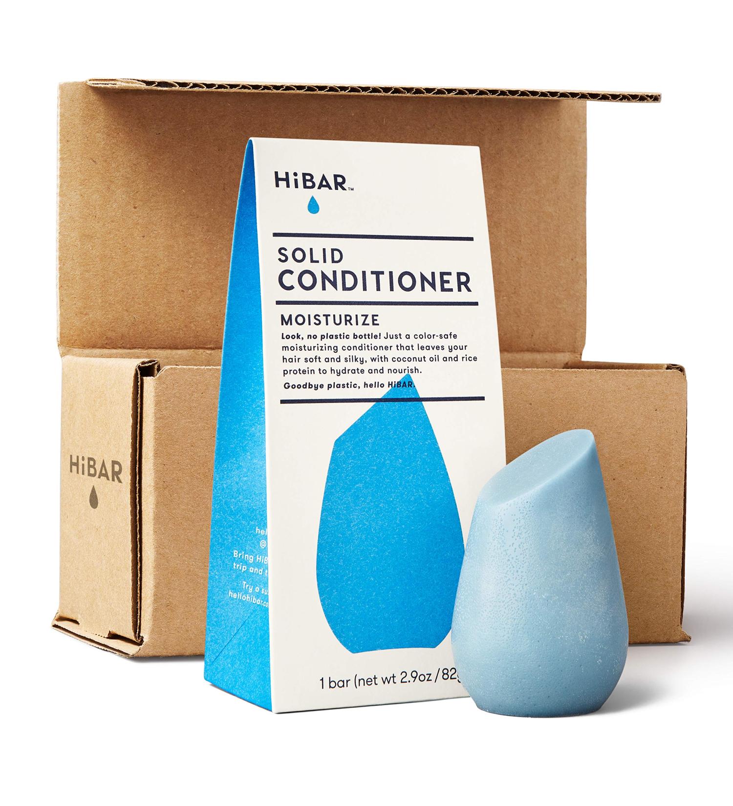 HiBAR Conditioner Bar - All Natural, Plastic Free, Eco-Friendly, Travel Size, Color Safe & Moisturizing for Dry Hair - Buy Online on GoSupps.com