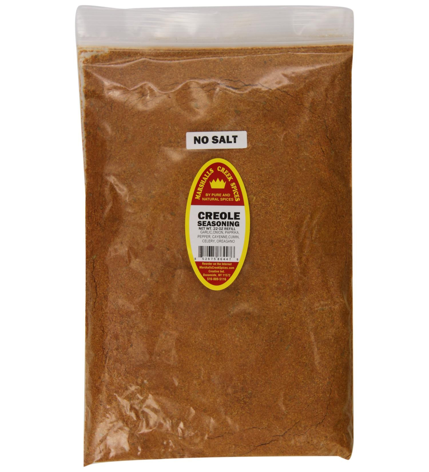 Marshalls Creek Spices Refill Pouch No Salt Creole Seasoning XL 22 Ounce - Buy Online on GoSupps.com