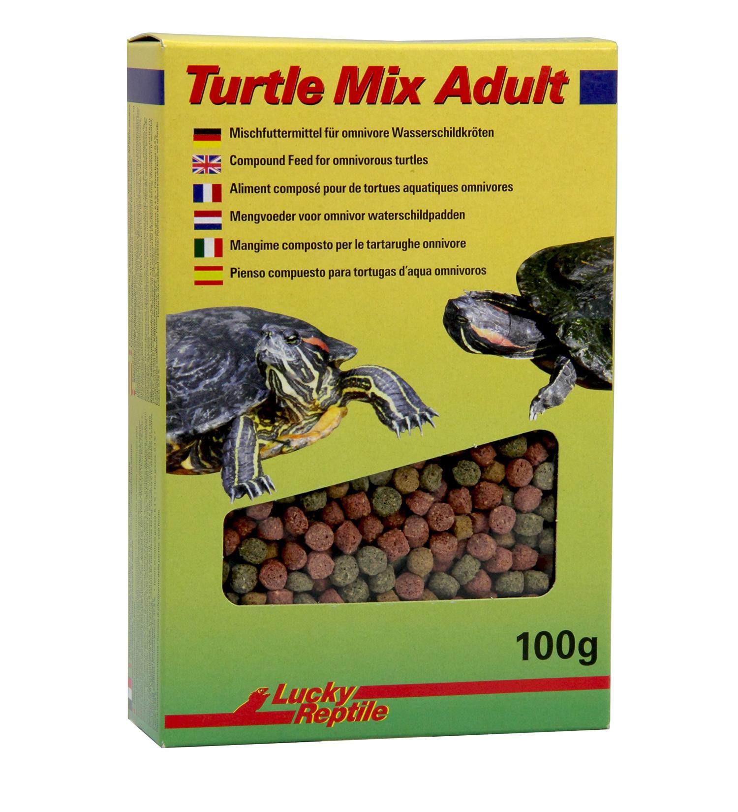 Lucky Reptile Turtle Mix Adult 100g pellet mix food for omnivorous water turtles 100 g (1 pack)