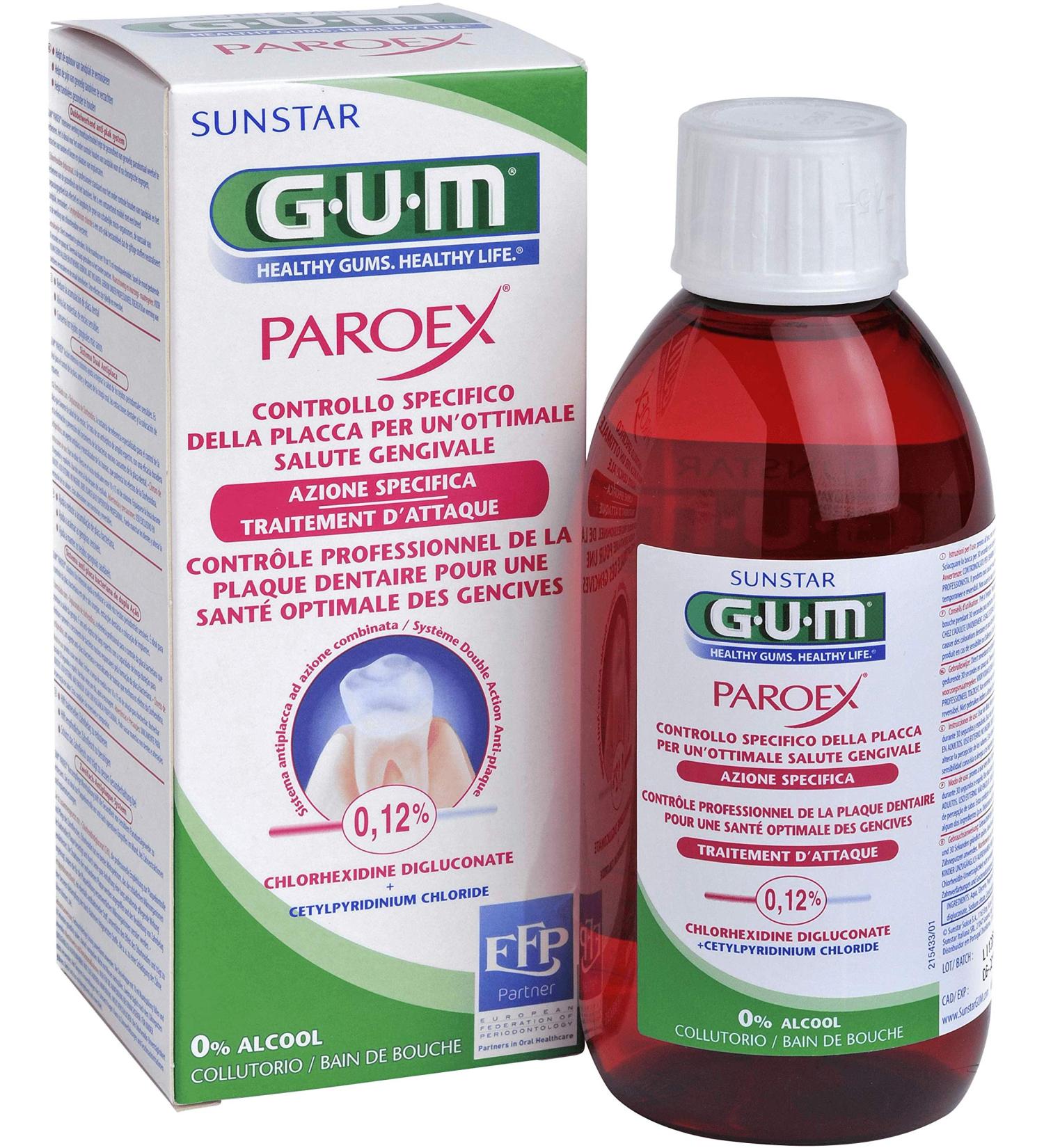 GUM PAROEX BAIN BOUCHE 0 12% CHLORHEX. 300ML 1784