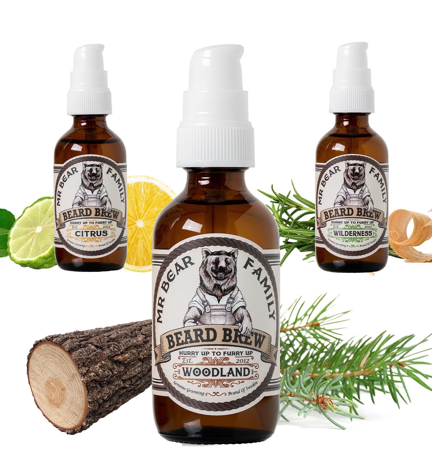 Woodland Beard Oil for Men - 60ml Hydrating Jojoba & Argan Oil Blend for Healthier Beard Growth - Buy Online on GoSupps.com