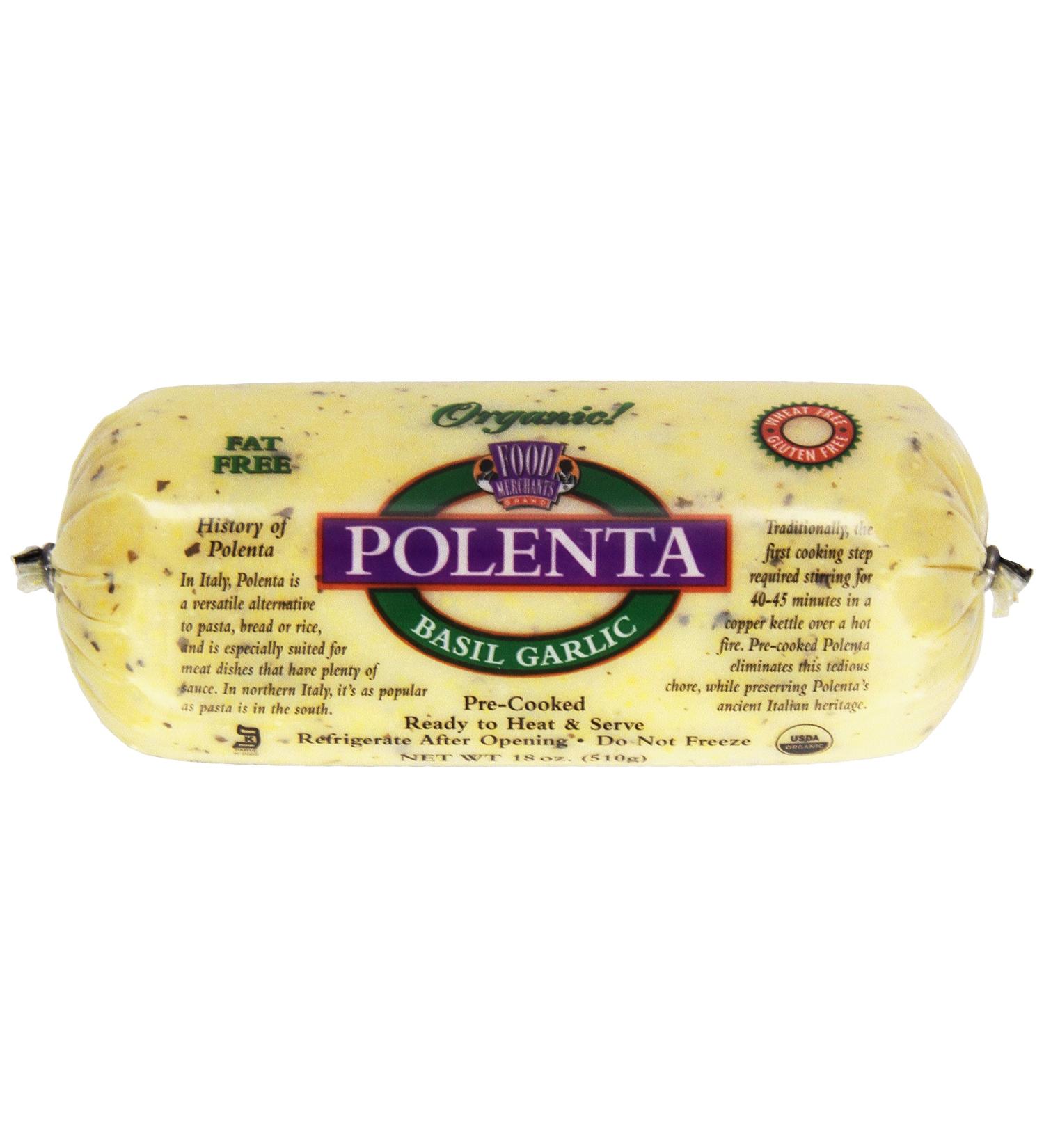 Organic Polenta with Basil and Garlic - Delicious Italian Flavors | Buy Online - Buy Online on GoSupps.com