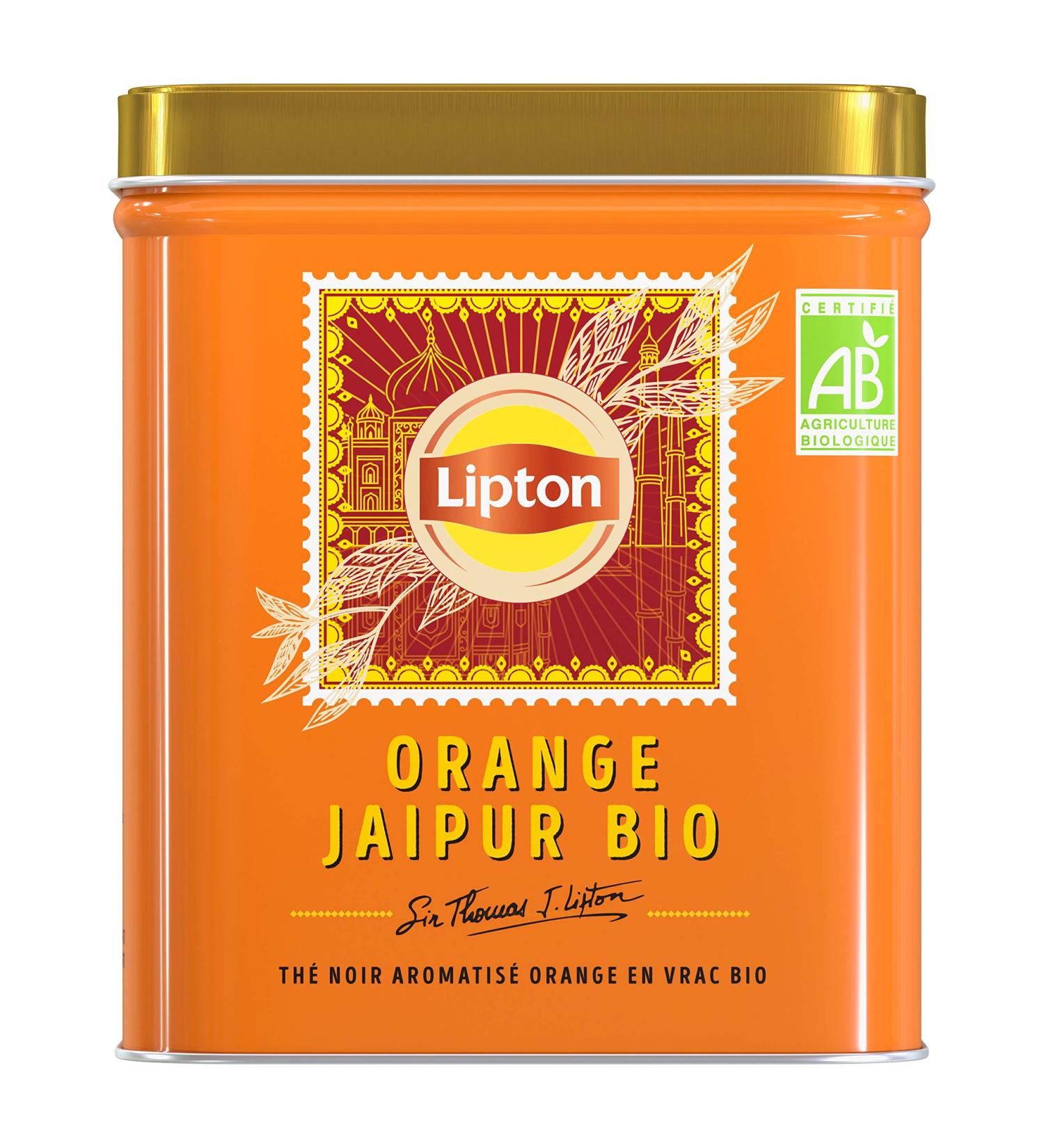 Lipton Black Tea Orange Jaipur Organic Flavored Black Tea Bulk Orange Taste Vitality Rainforest Alliance Certified 150 - Buy Online on GoSupps.com