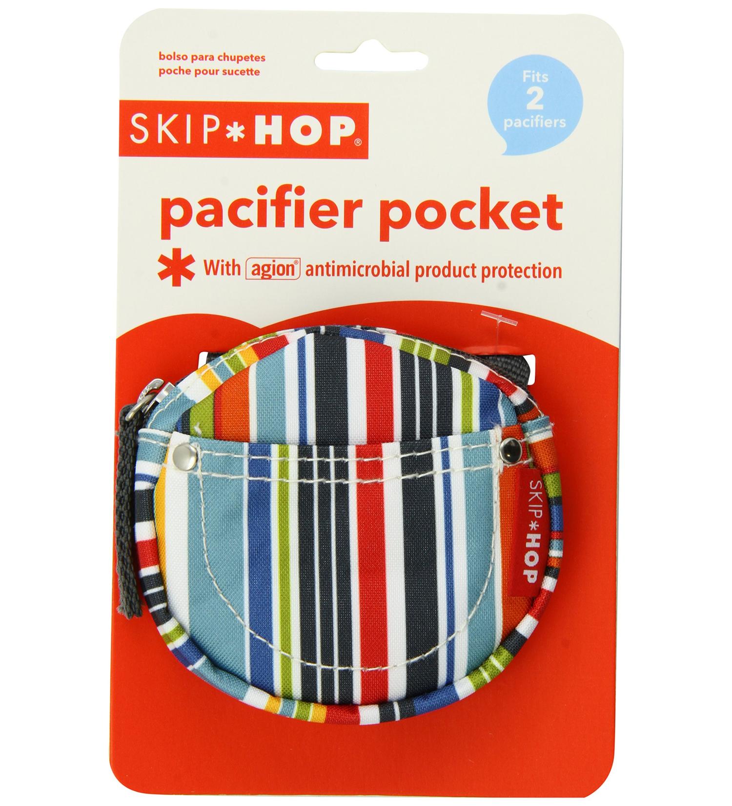 Skip Hop Pacifier Pocket - Metro Stripe - Discontinued by Manufacturer - Buy Online on GoSupps.com