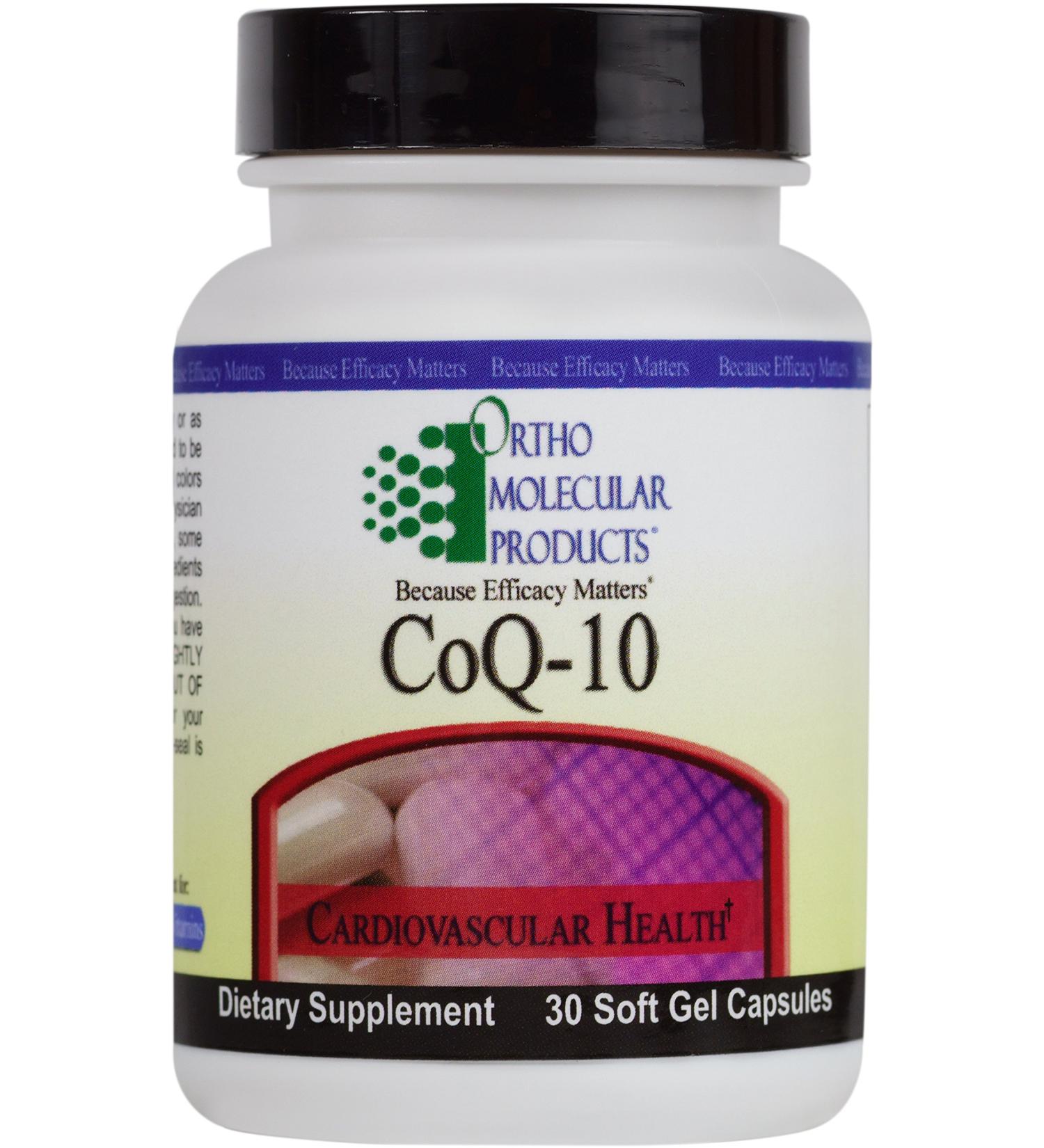Buy Ortho Molecular CoQ-10 100mg - 30ct | Premium Quality Supplements for Energy & Heart Health - International Shipping Available - Buy Online on GoSupps.com