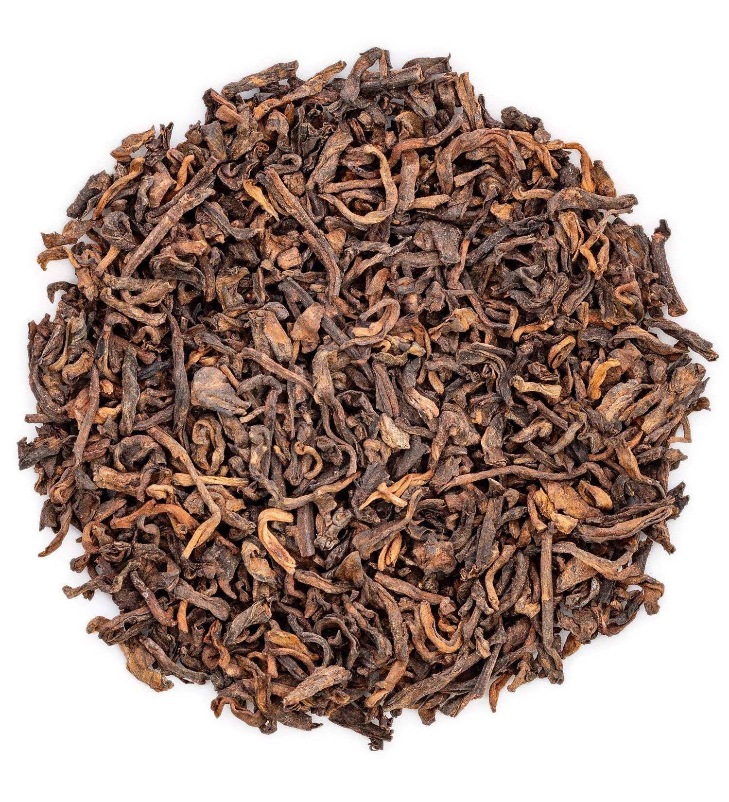 Oriarm Ripe Puerh Tea Loose Leaf - Yunnan Black Pu-erh Tea - Chinese Shu Puer Tea - 225g (8-ounce) Ripe Puerh Tea 225g - Buy Online on GoSupps.com