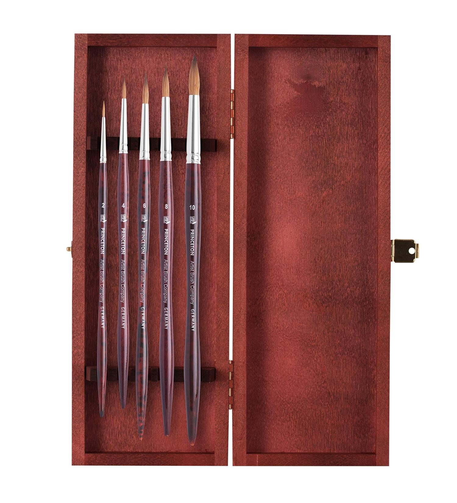 Princeton Artist Brush Kolinsky Sable Collectors Set 5-Piece - Premium Quality Brushes for Artists - Buy Online on GoSupps.com