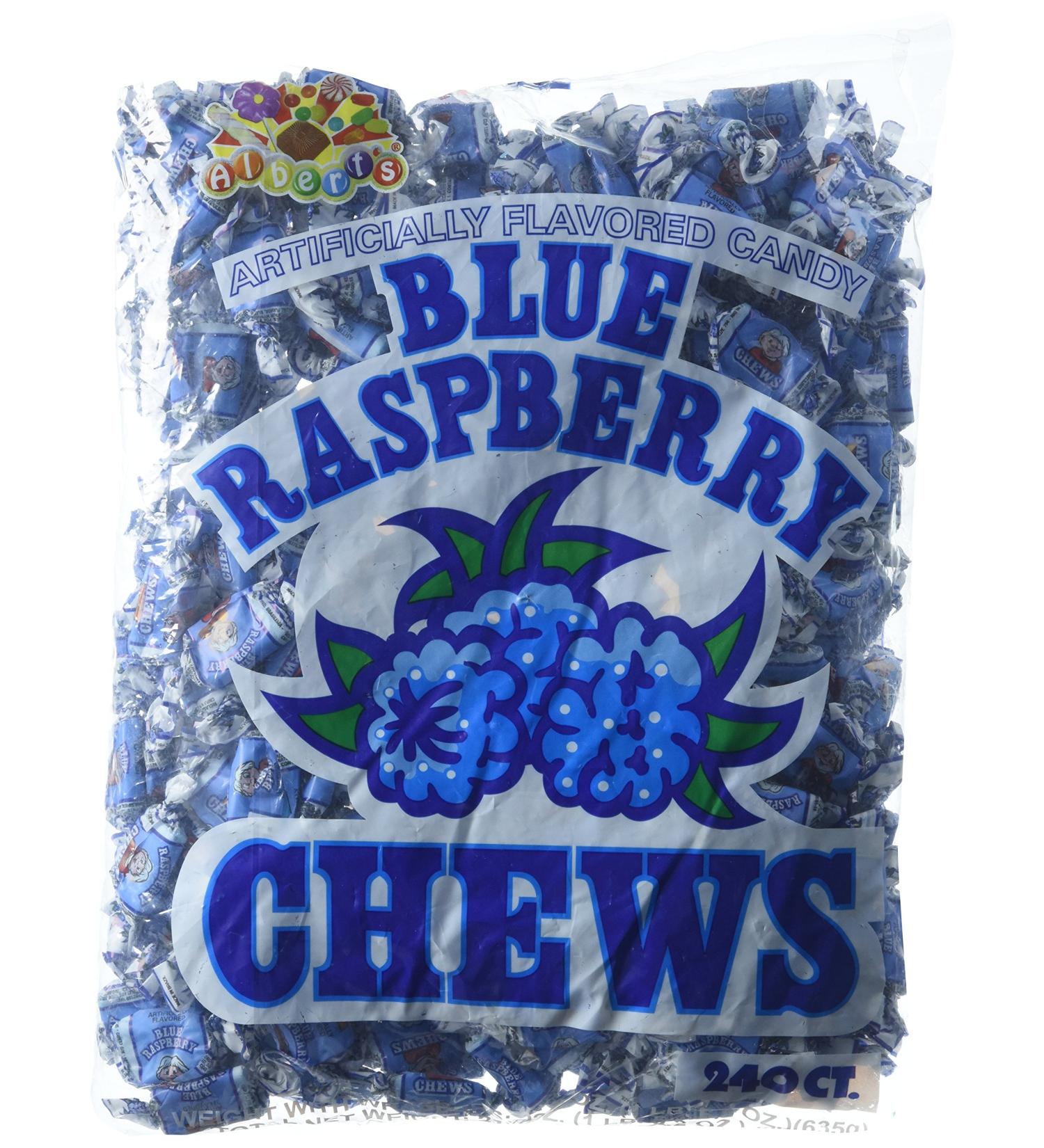 Albert's Blue Raspberry Chews - 240 Count Pack of 1 - Buy Online on GoSupps.com