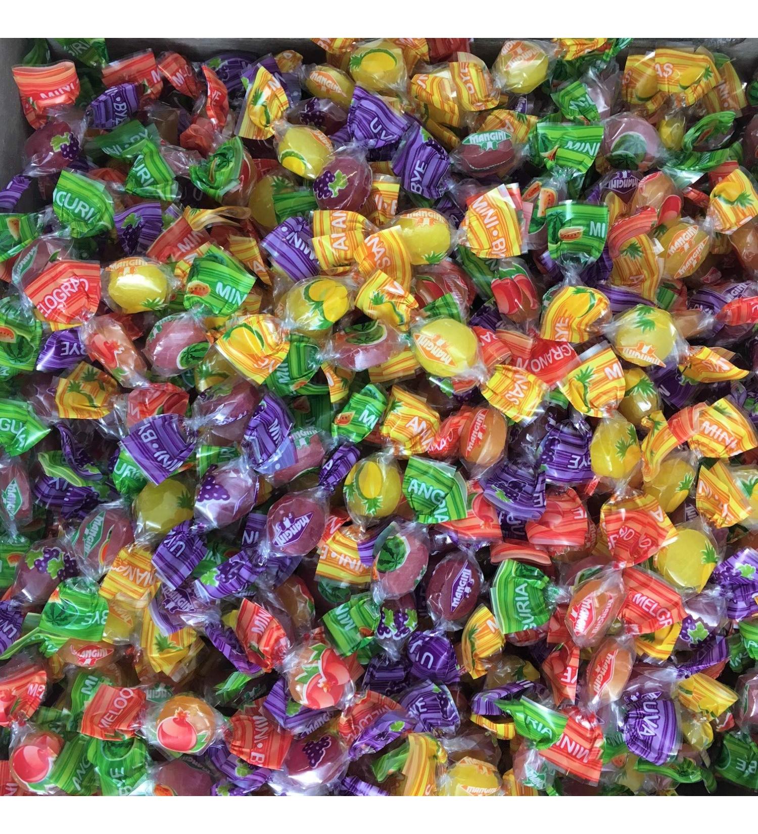 Mangini Mangini Mini Fruit Caramels kg 1 - Small tasty and appealing courtesy candies in assorted flavors