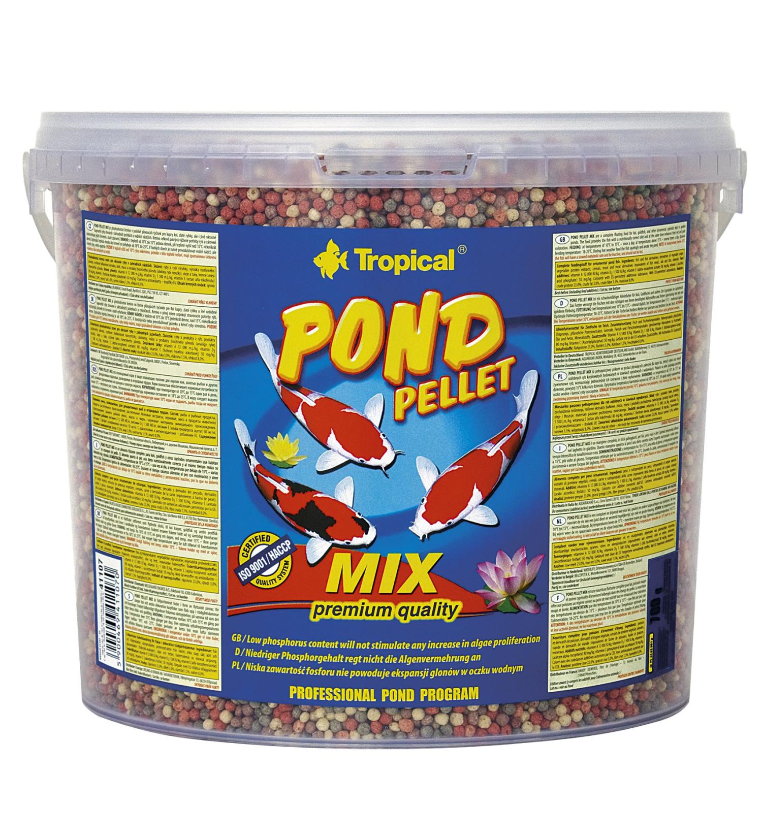 Tropical Pond Pellet Mix 1 pack (1 x 5 l) Seafood 5 l (1 pack)