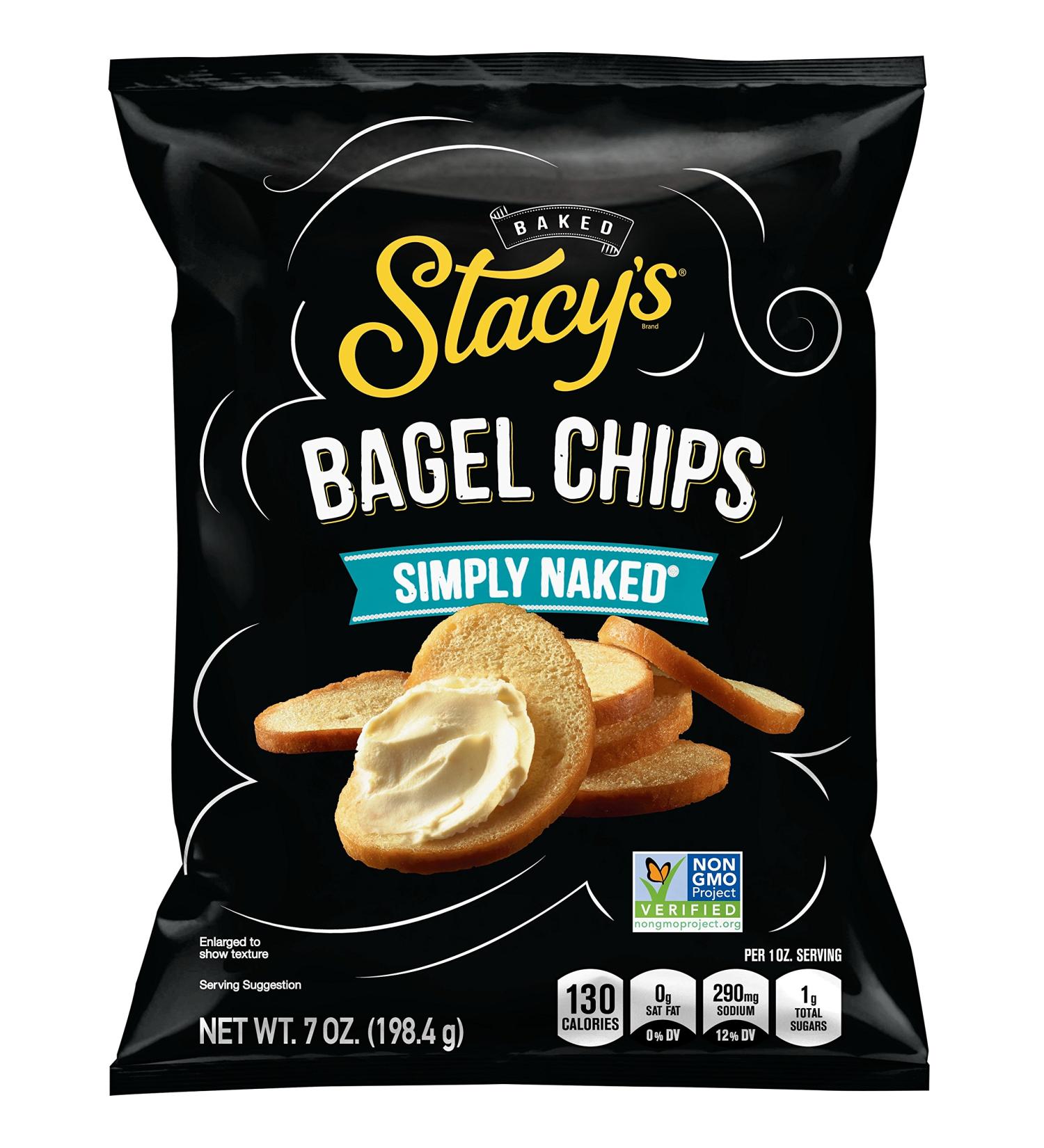 Stacy's Simply Naked Bagel Chips - 7 oz | Kosher, Crunchy Snack - Buy Online on GoSupps.com