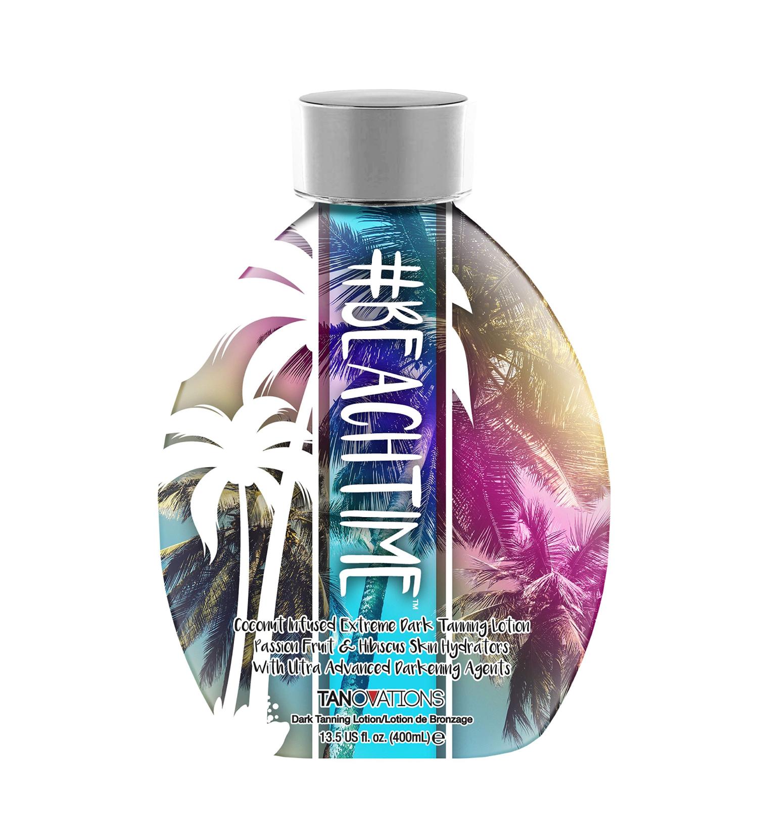 Ed Hardy #Beachtime Dark Indoor Outdoor Coconut Infused Tanning Lotion 13.5oz