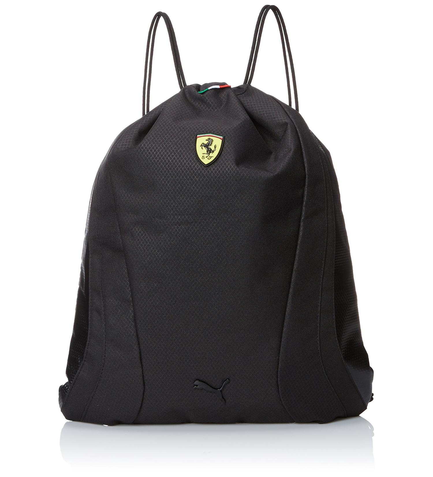 PUMA Men's Ferrari Replica Gym Sack Bag - Black | One Size - Buy Online on GoSupps.com