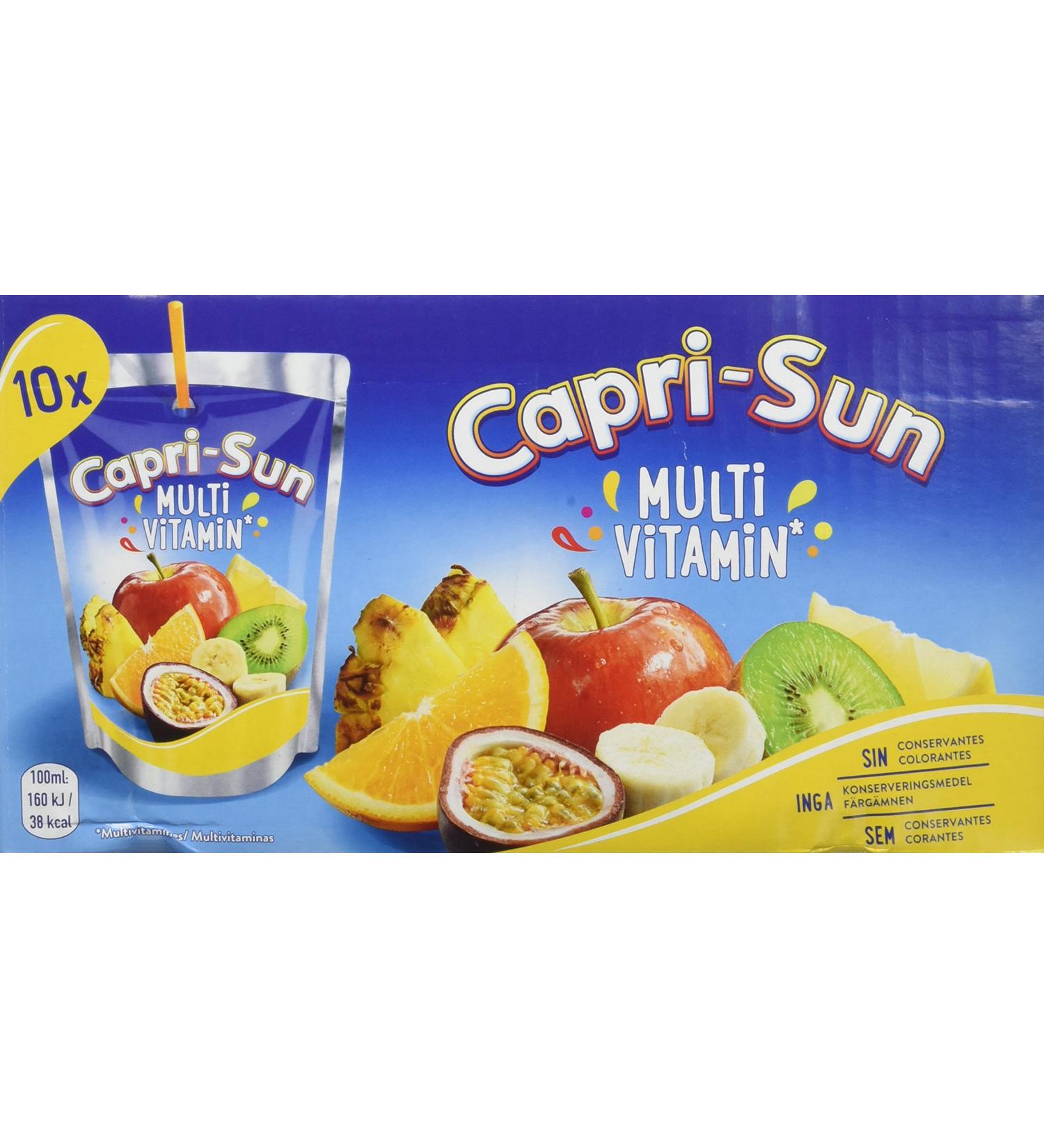 Capri-Sun Multivitamin Mini-poches 10 x 20 cl - Pack de 4 - Buy Online on GoSupps.com