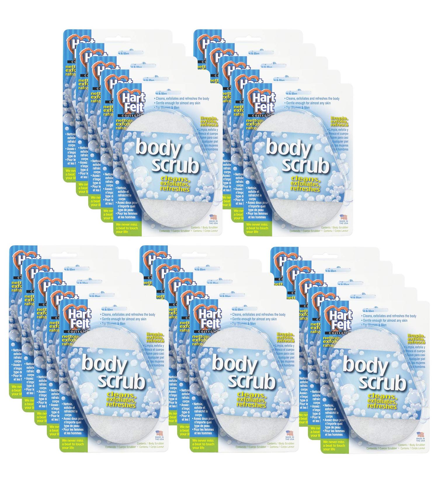 HartFelt Bath Sponge - 25 Count Dead Skin Remover | Exfoliating Body Scrub, Chemical-Free Shower Sponge - Buy Online on GoSupps.com