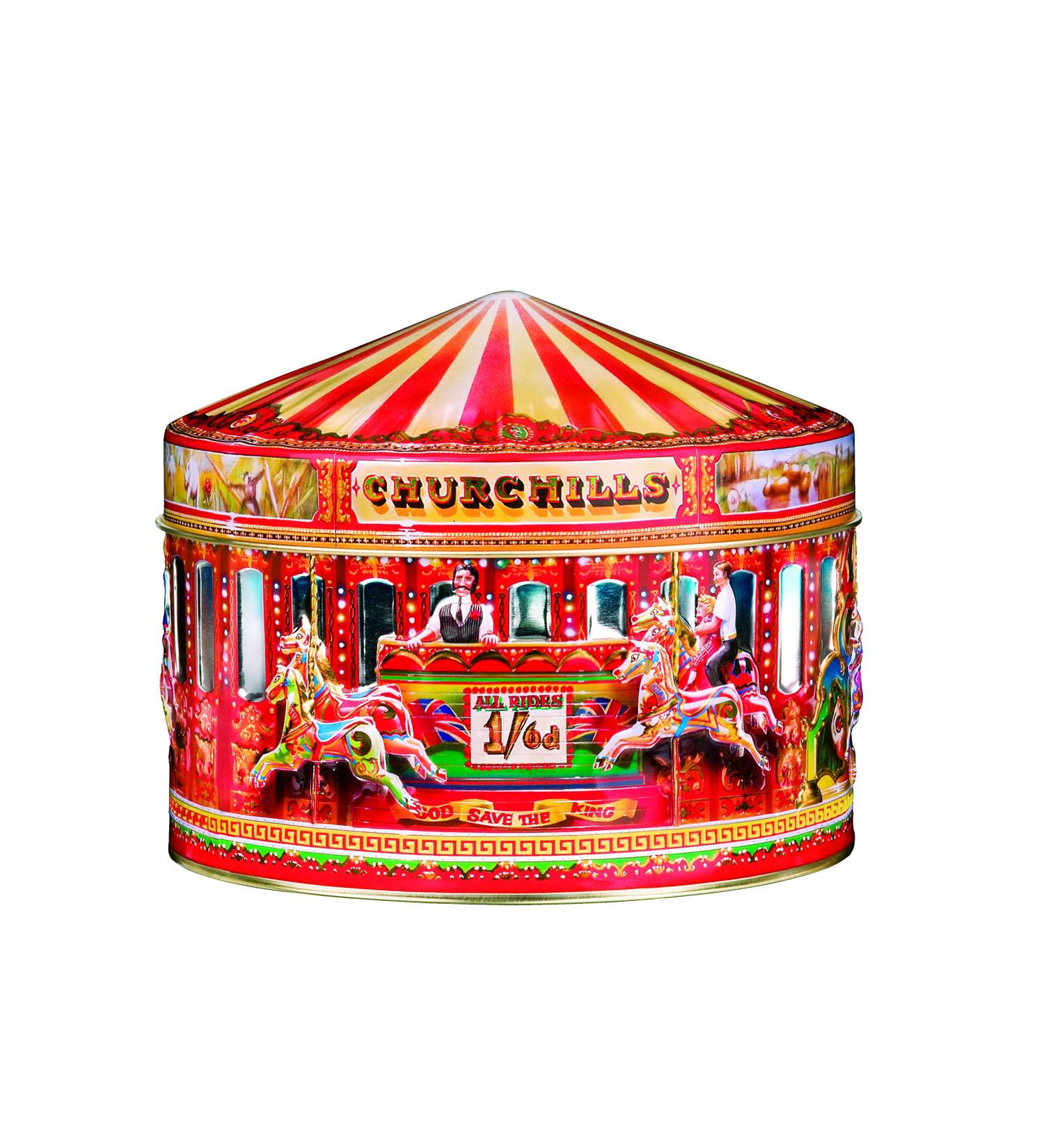 Churchill's Confectionery Carousel Tin 300 g English Toffee - Buy Online on GoSupps.com