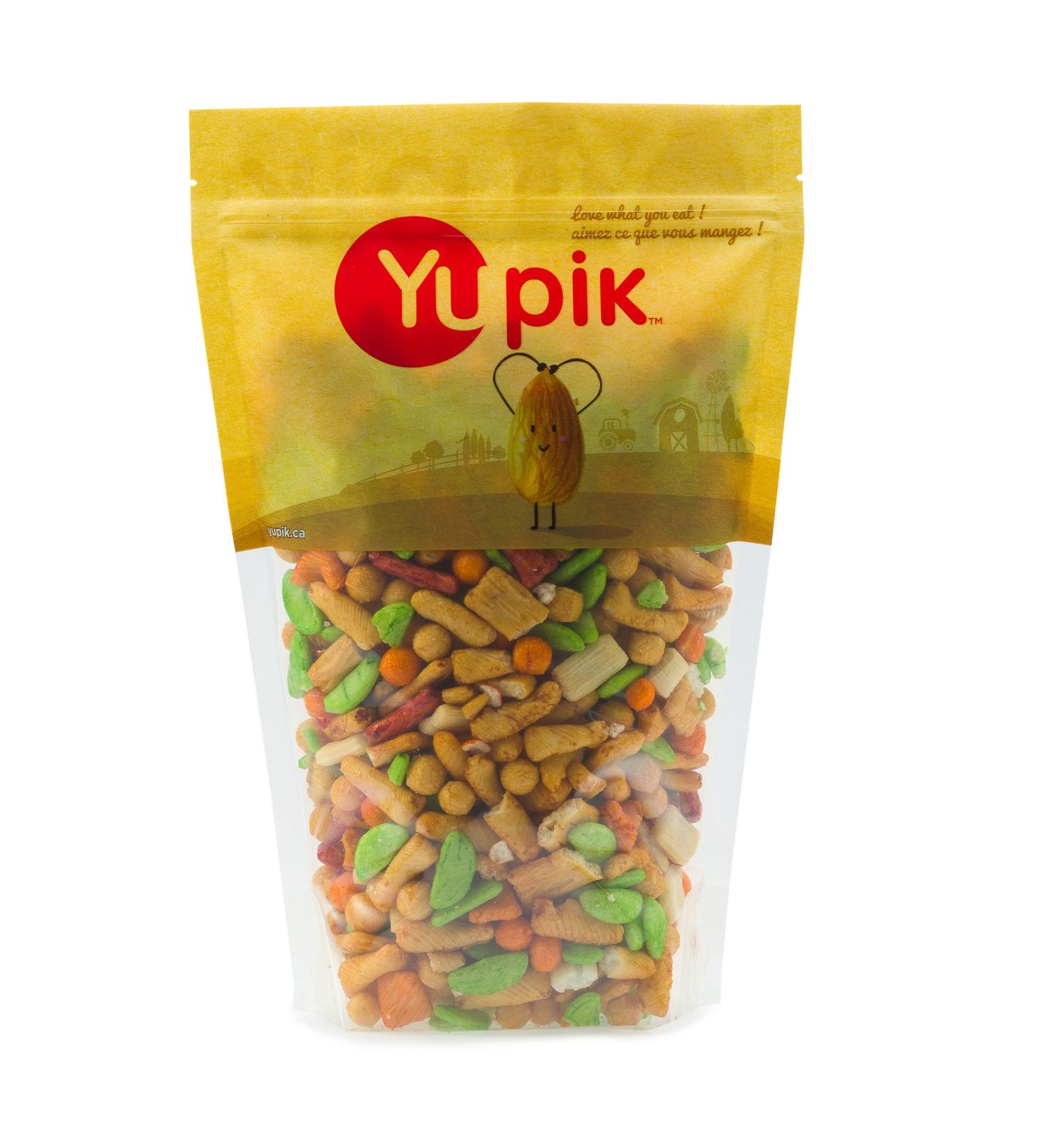 Yupik Beijing Rice Crackers 450 g 6 Count Kosher Cholesterol-Free Crunchy Crisps Colorful Blend Soy Sauce Seasoning Asian-Inspired Snacks Ideal for Parties BBQ Movie Night 1 count (Pack of 6) - Buy Online on GoSupps.com