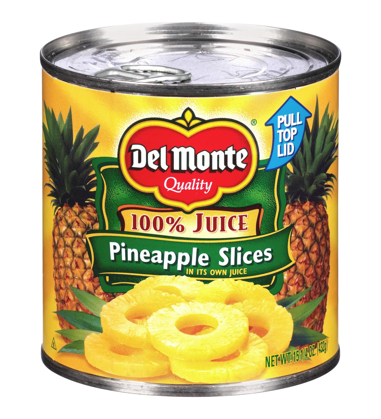 Del Monte Pineapple Slices in 100% Juice - 15.25oz Can - Buy Online on GoSupps.com