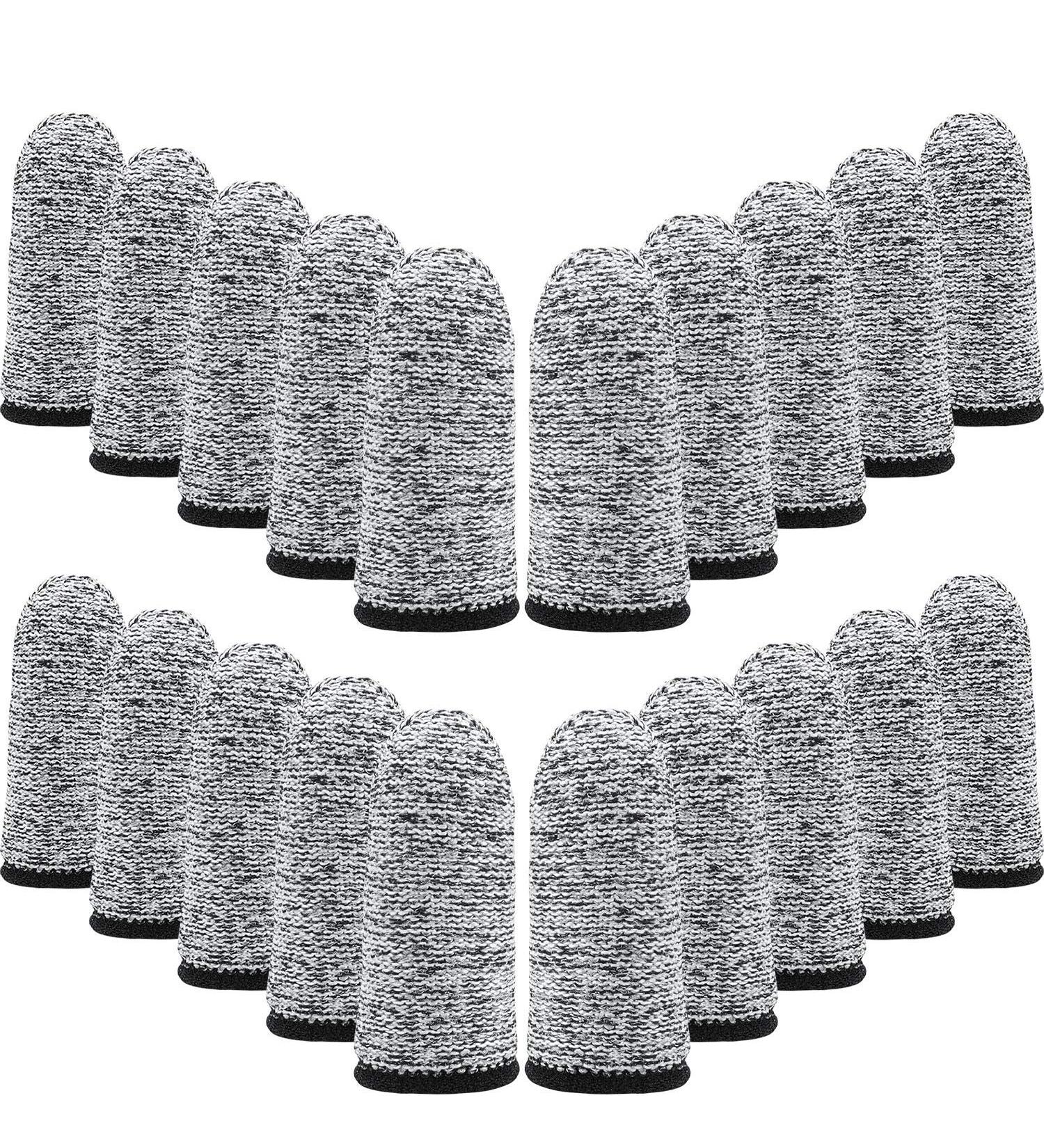 20 Cut Resistant Finger Cots | Reusable Finger Protectors for Kitchen Work & Sculpting - Buy Online on GoSupps.com