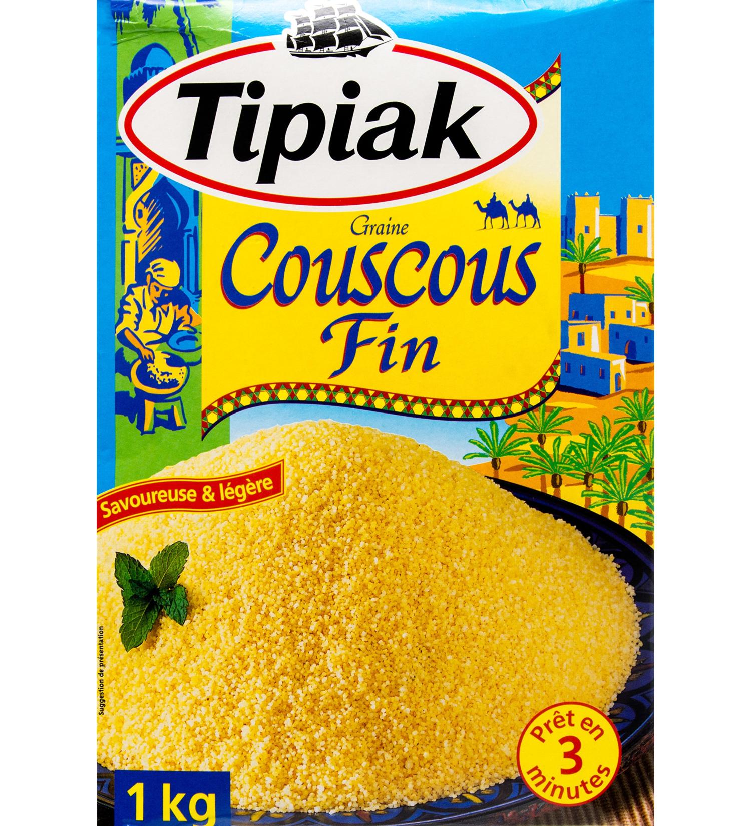  Tipiak Tipiak Couscous Fin 1 kg - Buy Online on GoSupps.com