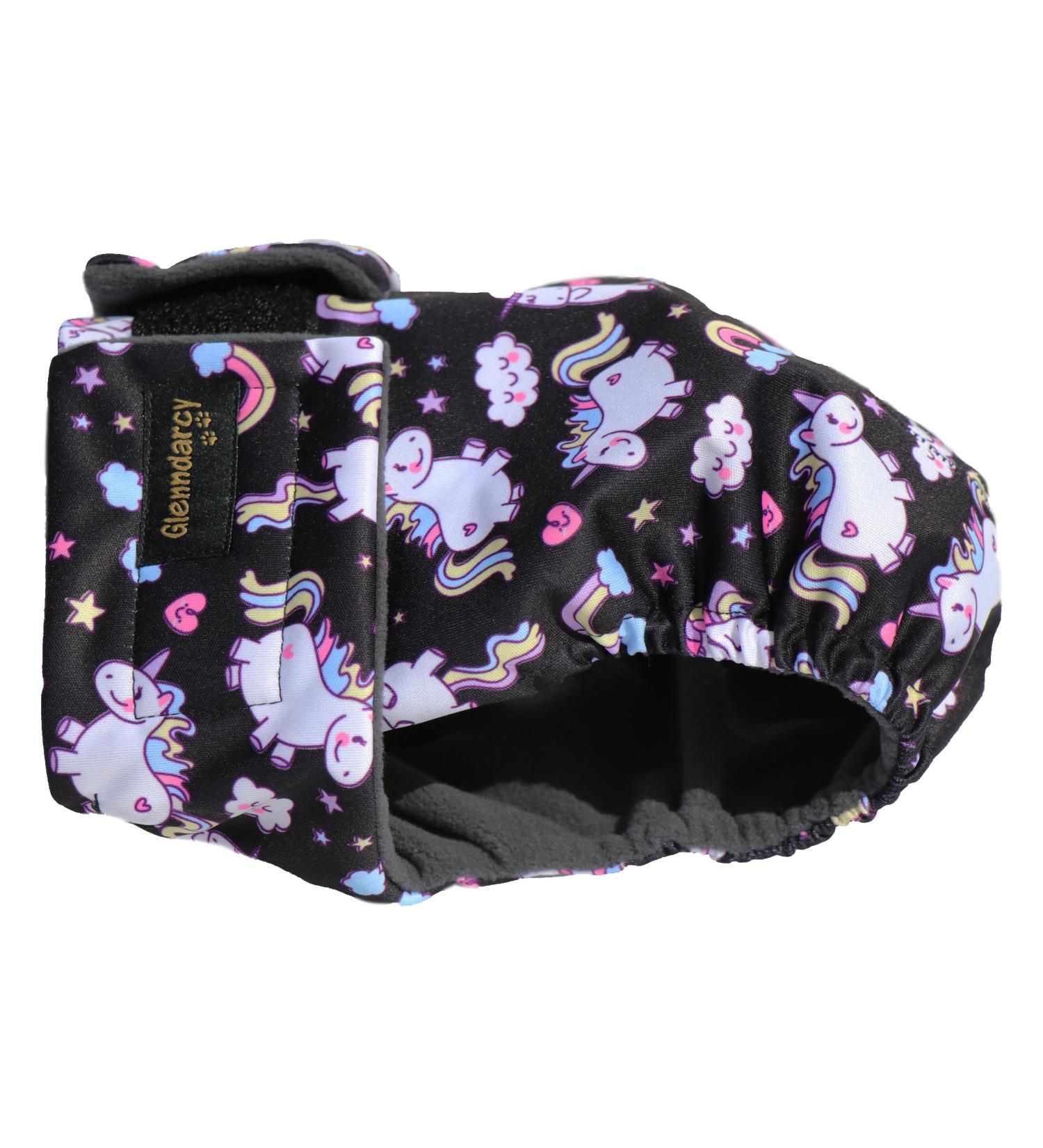 Glenndarcy Female Dog Diapers - Waterproof Large Pants for Pets - Unicorns Design | International Shipping - Buy Online on GoSupps.com