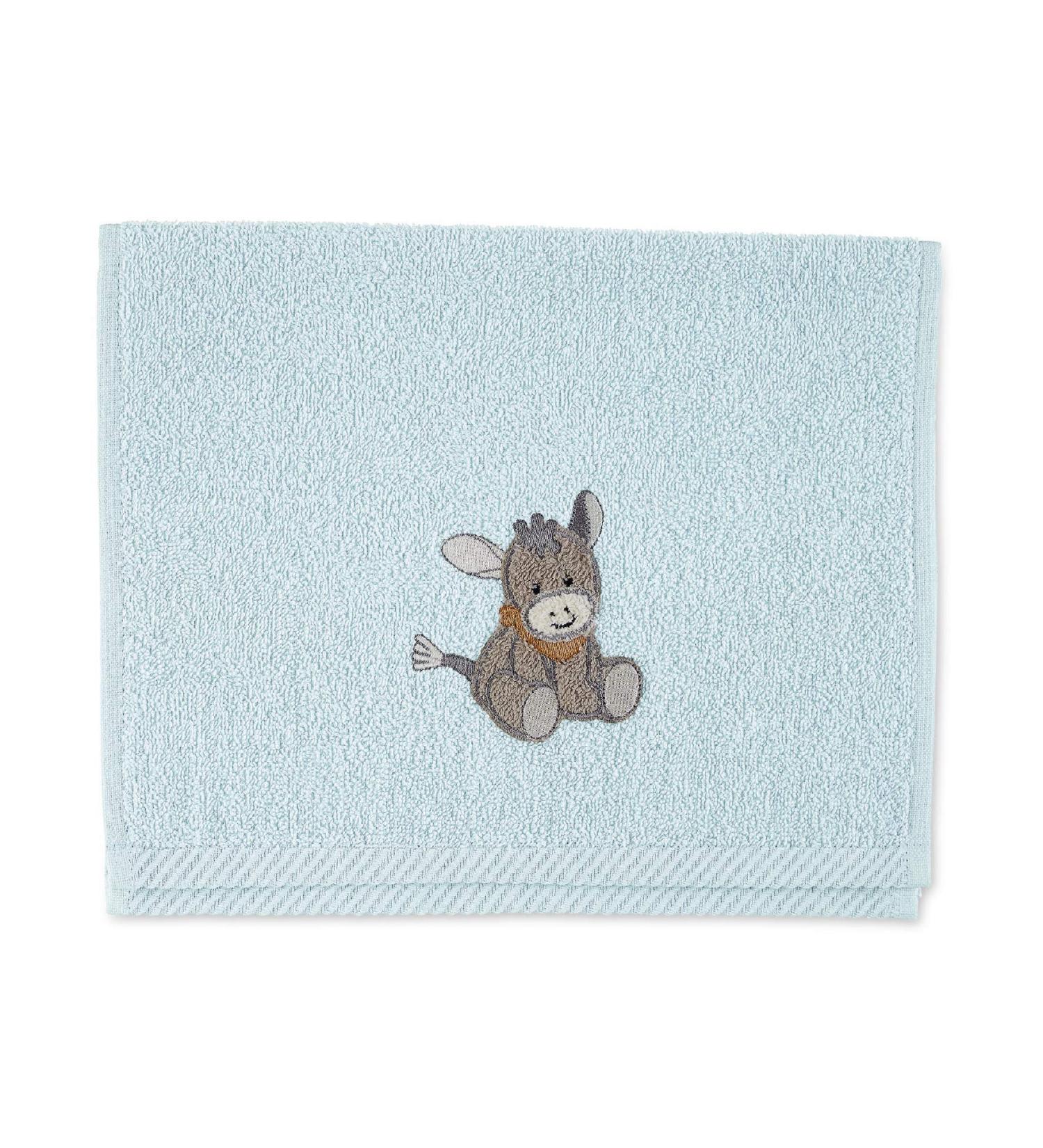 Buy Sterntaler Children's Towel Donkey Emmi - Light Blue 50x30 cm (0+ Months) | International Shipping - Buy Online on GoSupps.com