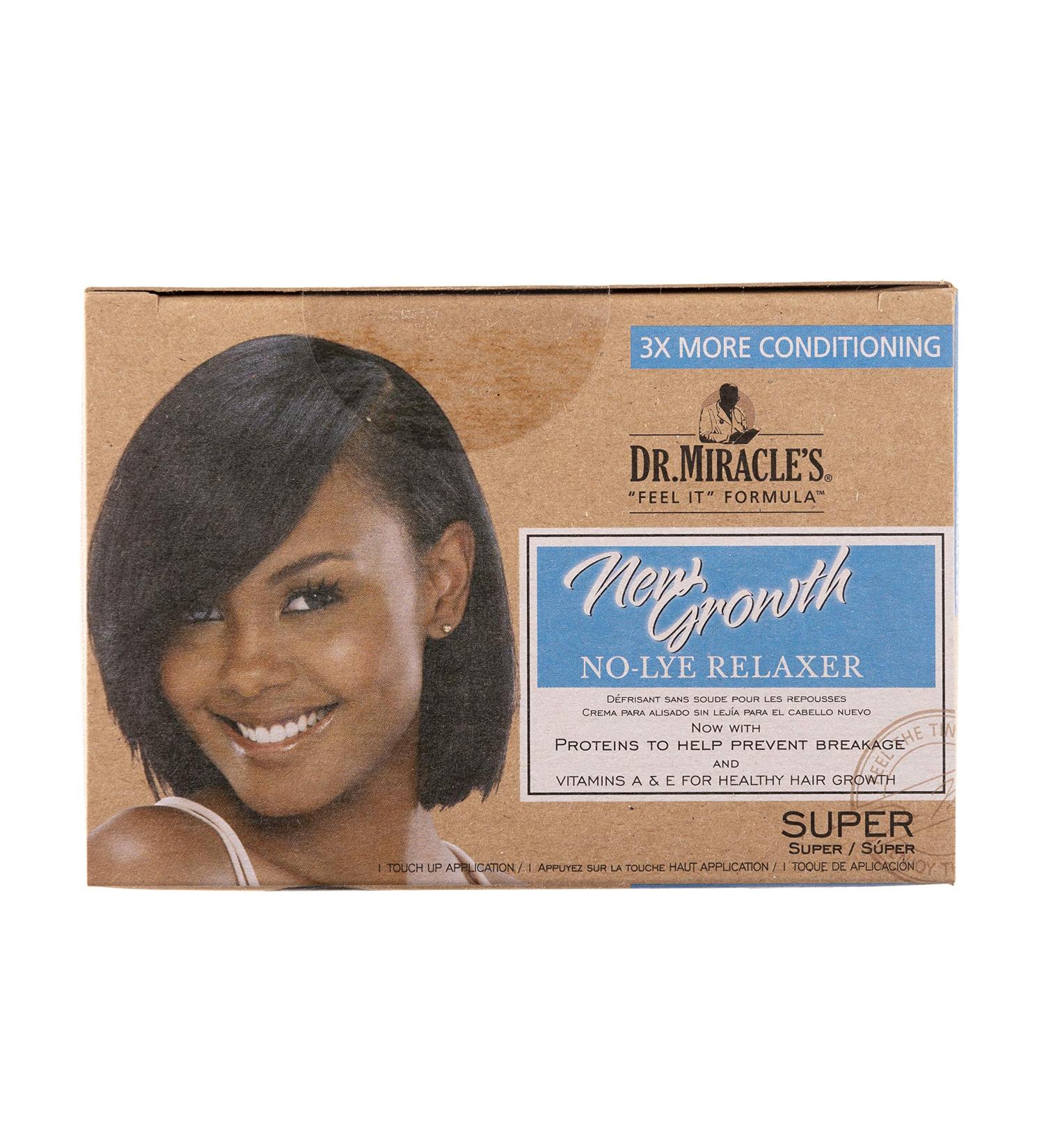 Dr. Miracle New Growth Relaxer Kit - Super | Promote Healthy Hair Growth - Buy Online on GoSupps.com