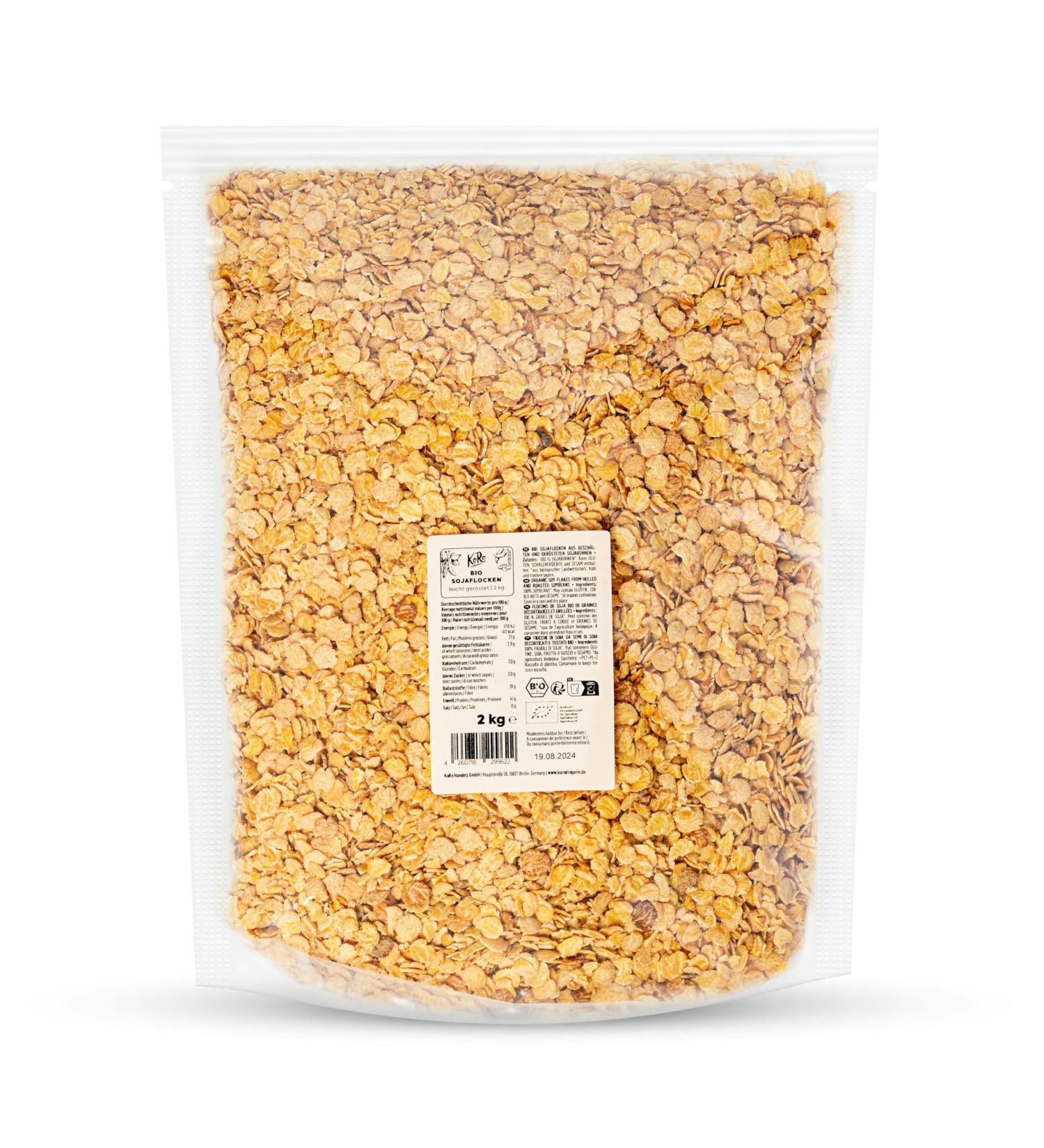 KoRo - Soy flakes 2 kg - Buy Online on GoSupps.com