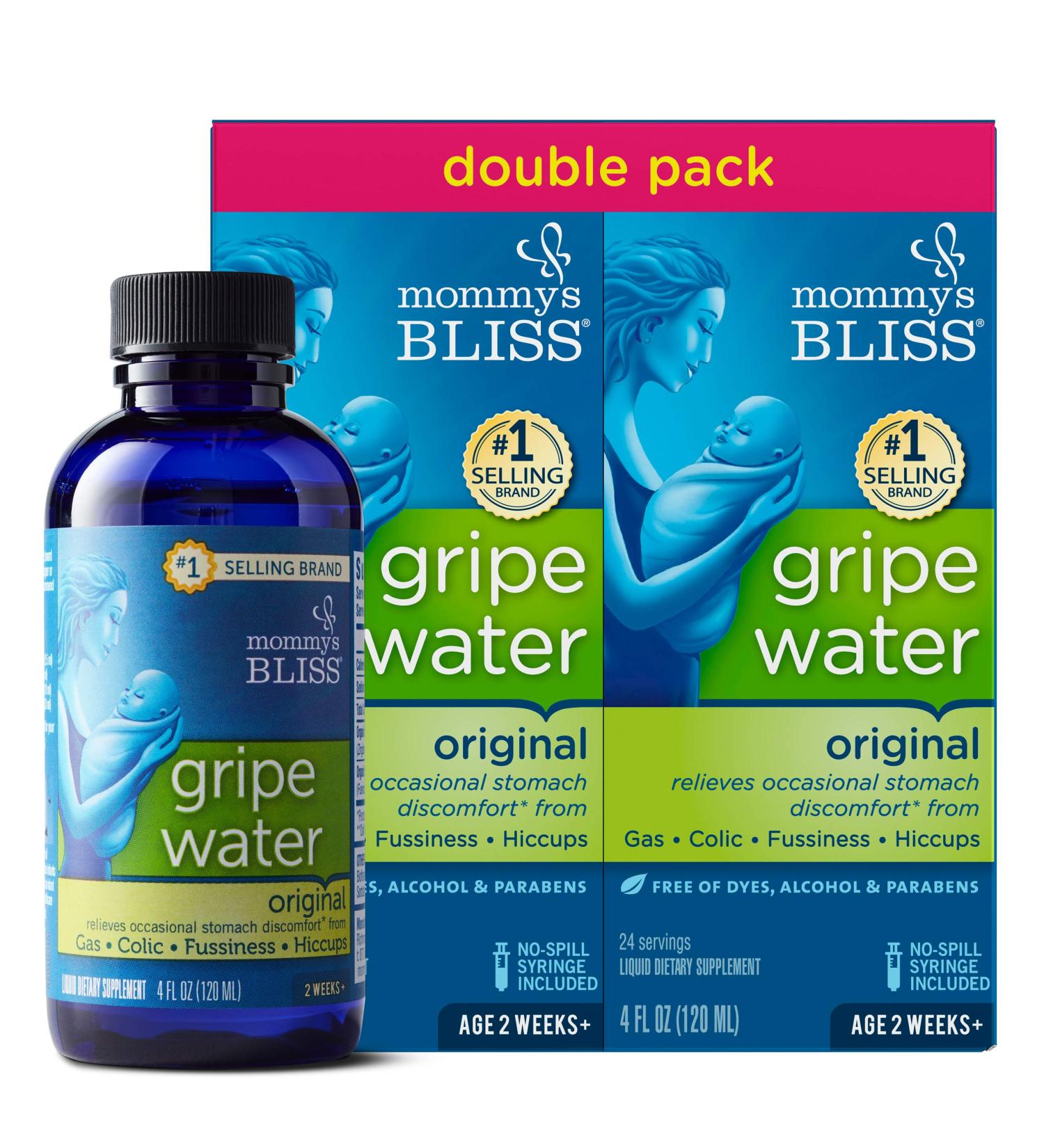 Mommy's Bliss Gripe Water Original 4 fl oz - Soothing Relief for Baby's Tummy - Buy Online on GoSupps.com