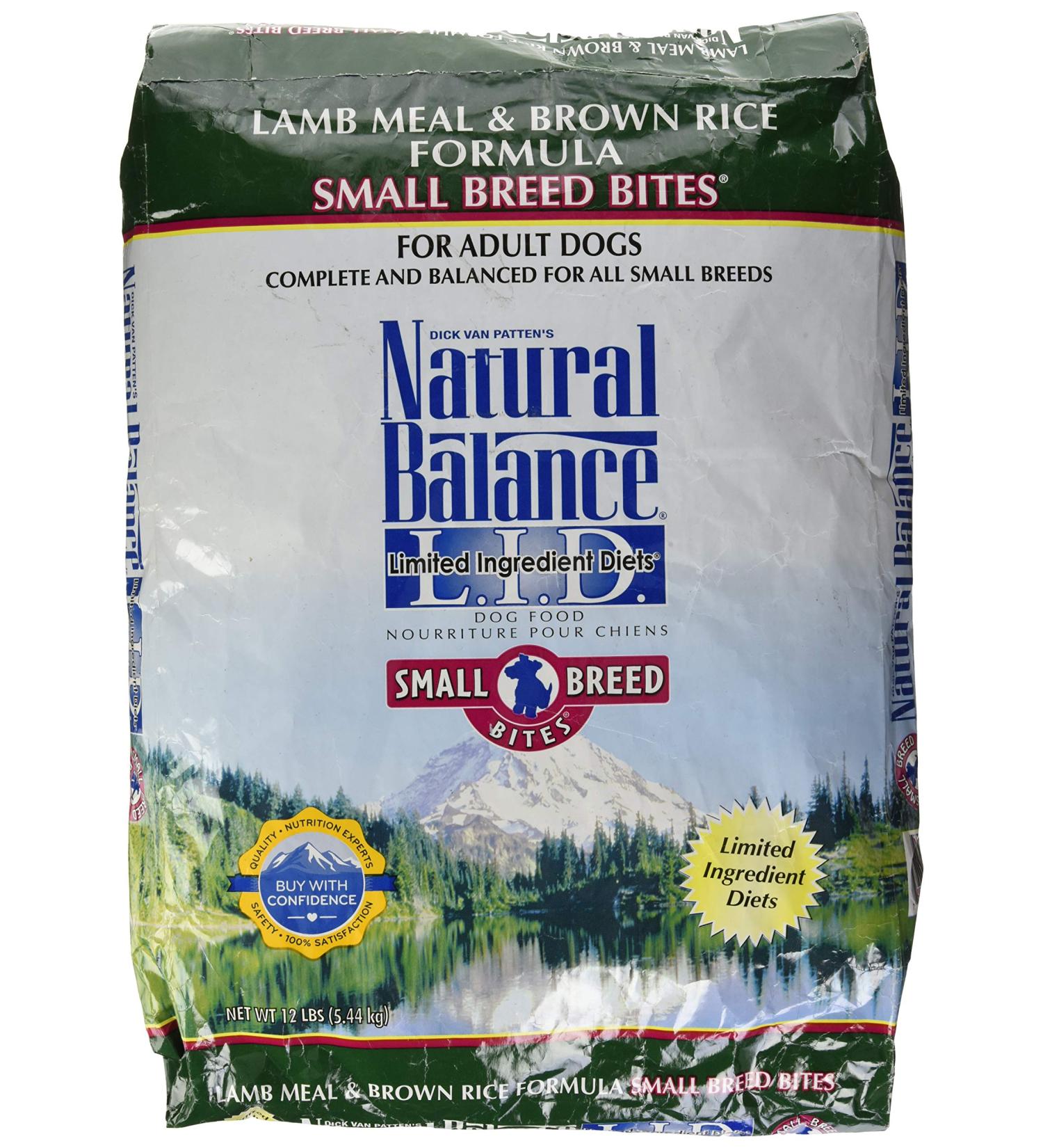 Dick Van Patten's Natural Balance 2363327780 Lid Lamb & Brown Rice Small Bites 12Lb 1 Piece - Buy Online on GoSupps.com
