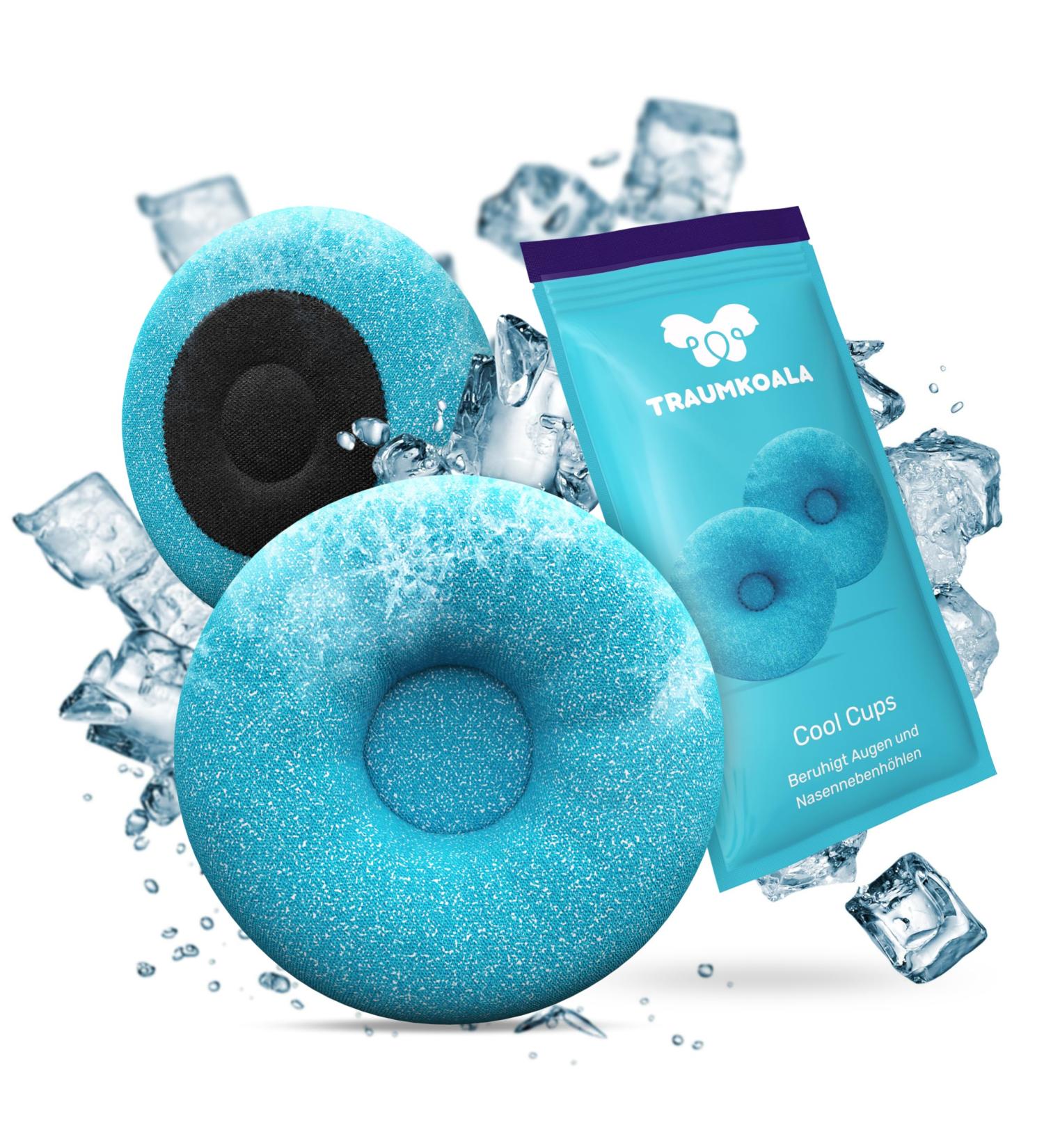 Dream Koala Cool Cup Eye Mask - Cooling Sleep Mask for Headache Relief & Dark Circles - Adjustable Comfortable Cooling Goggles for Relaxation - Buy Online on GoSupps.com