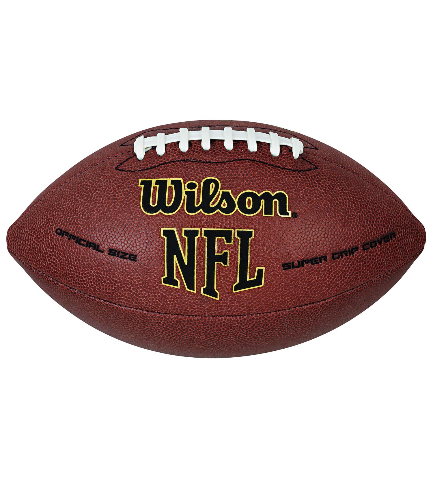 Wilson NFL Super Grip Official Football - Enhanced Performance and Durability - Buy Online on GoSupps.com