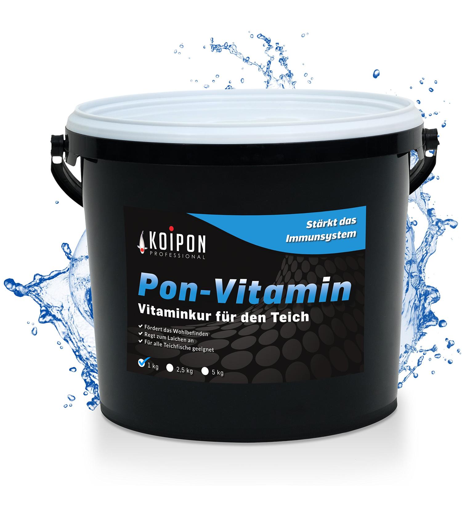 Koipon Pon-Vitamin 1kg - Premium Vitamin & Mineral Supplement for Healthy Fish & Koi in Garden Ponds - Buy Online on GoSupps.com