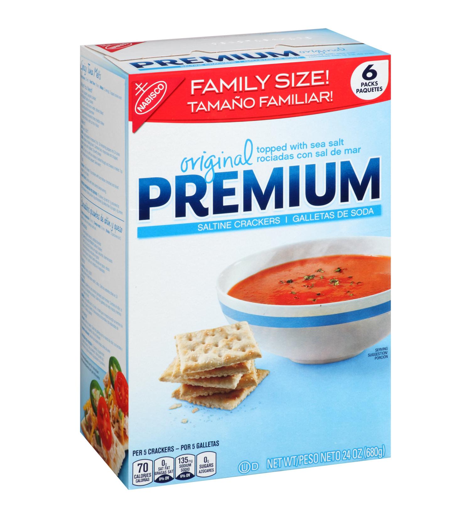 Original Premium Saltine Crackers 24 oz Family Size Pack - Buy Online on GoSupps.com