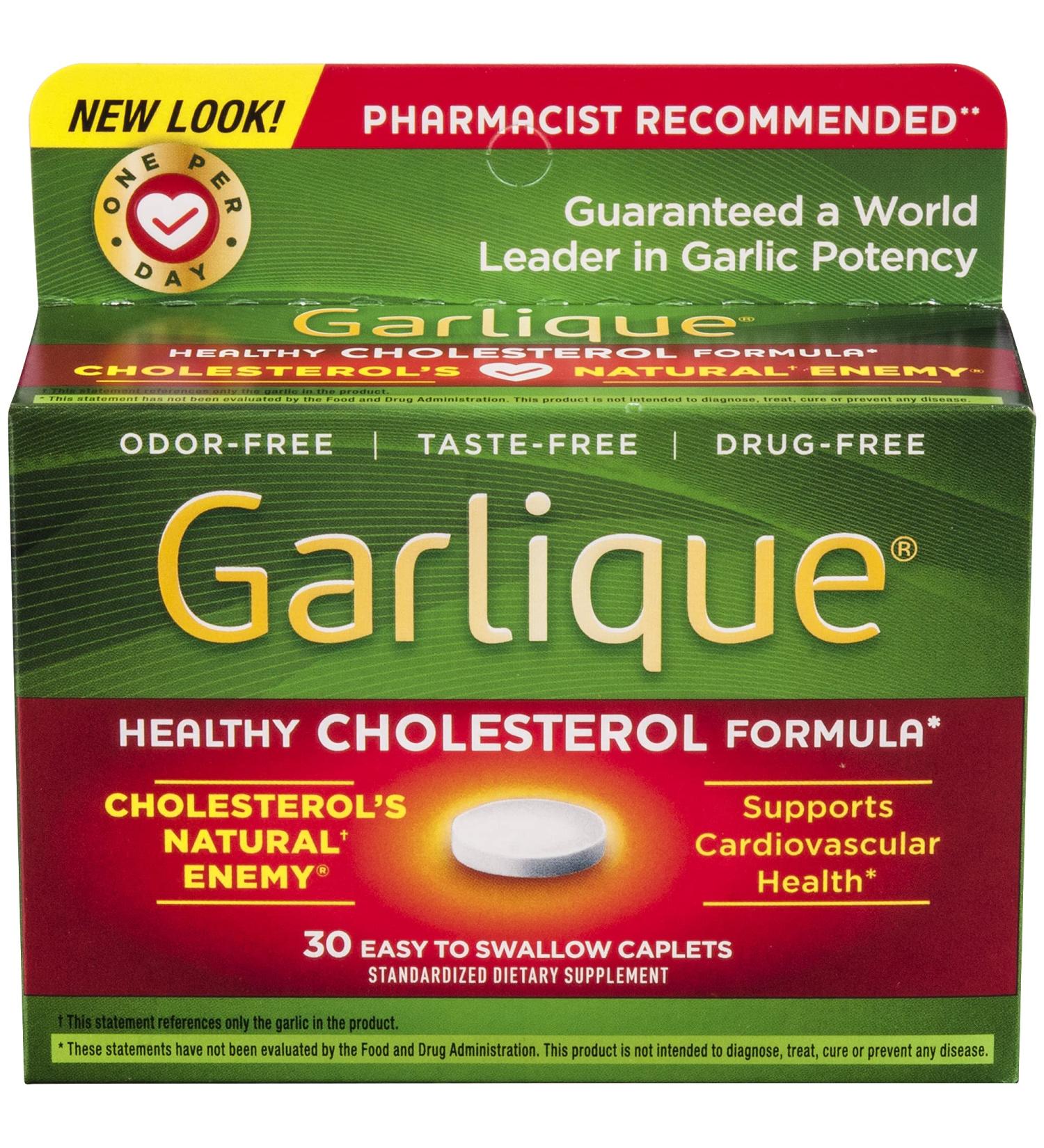 Garlique Cardiovascular Dietary Supplement - Green, 30 Count - Buy Online on GoSupps.com