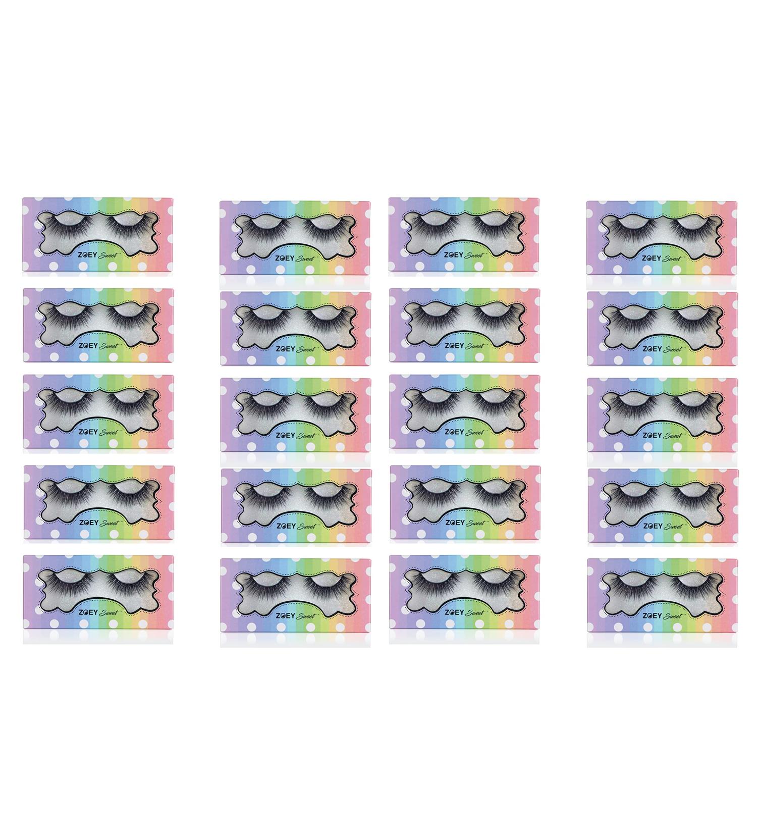 Buy 20 Pairs Zoey Sweet Mood Faux Mink Eyelashes - Premium Quality International Shipping - Buy Online on GoSupps.com