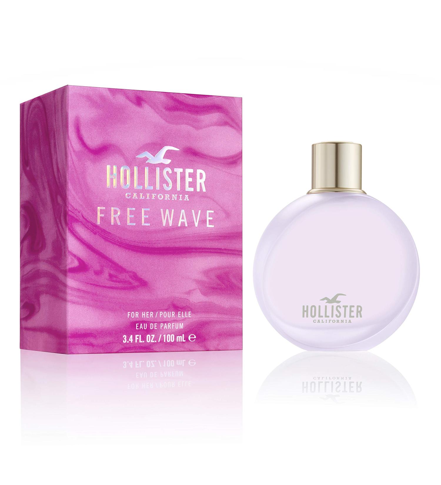 Hollister Free Wave Women EDP Spray Floral 3.4 Fl Oz 3.4 Fl Oz (Pack of 1) - Buy Online on GoSupps.com