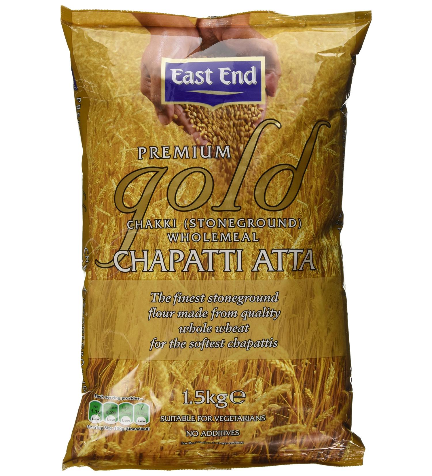 East End Premium Gold Chapatti Atta 1.5kg - Buy Online on GoSupps.com