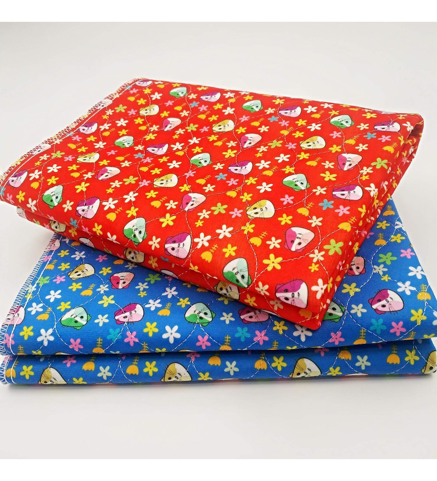 JT PET Guinea Pig Cage Liner Set of 2 (47 x 24) - Washable Fleece Cage Liners for Hamsters, Dogs, and More - Buy Online on GoSupps.com