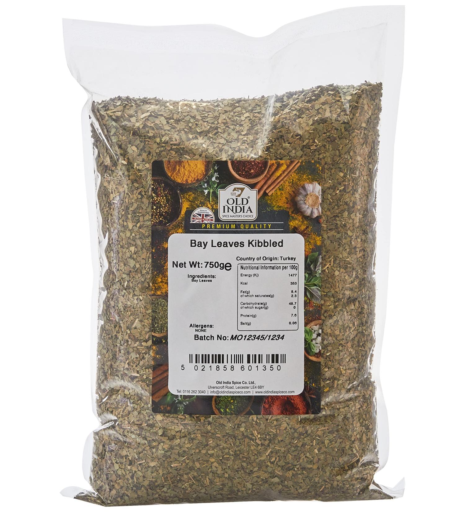 Old India Bay Leaves Kibbled 750g - High Quality Spice for Cooking - Buy Online on GoSupps.com