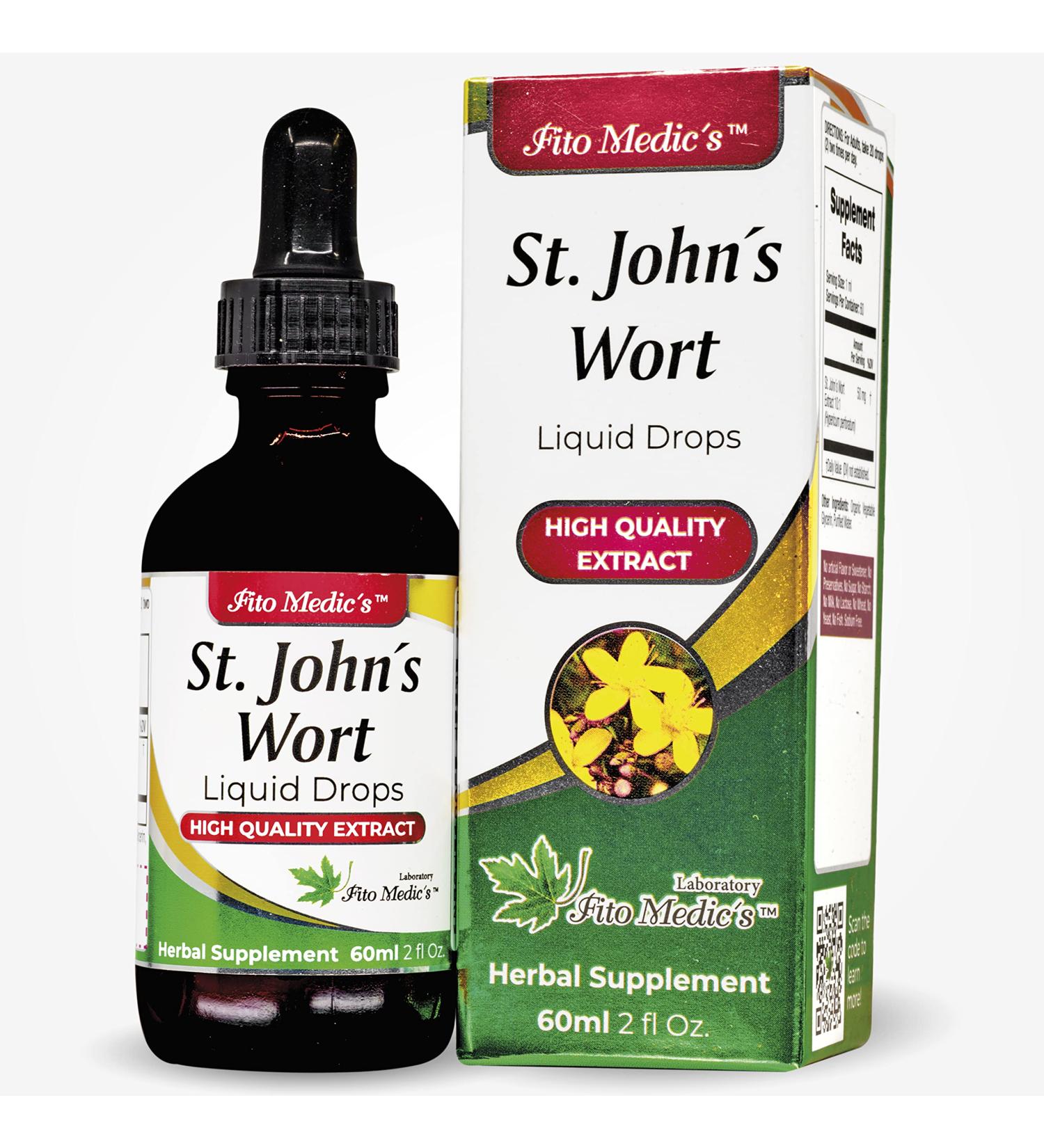 FITO MEDIC'S Lab - St Johns Wort Pure - St. John's Wort - Ultra high Absorption Alcohol Free. - Buy Online on GoSupps.com