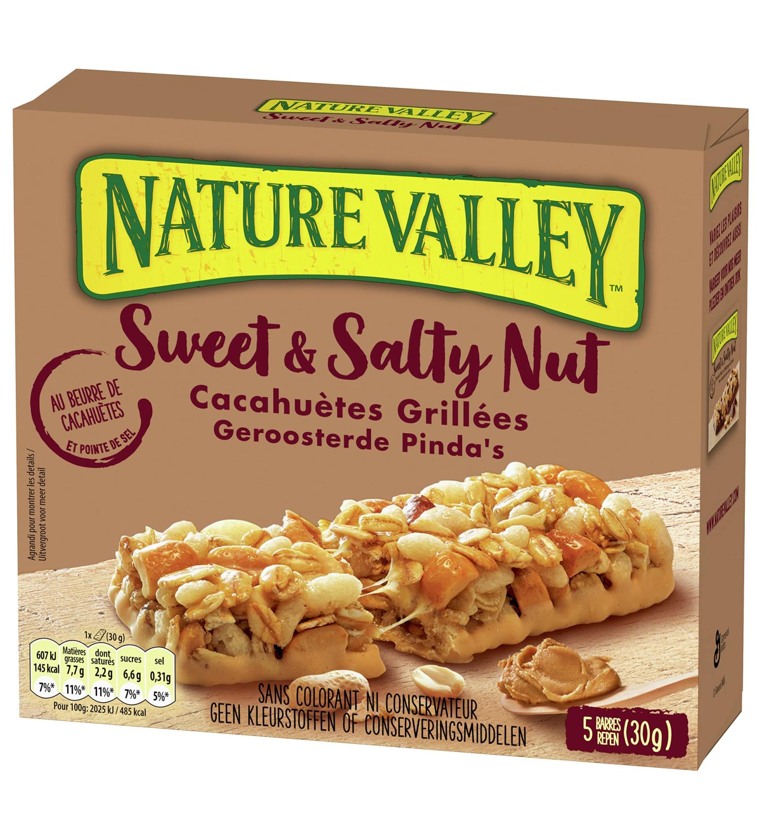 Nature Valley Sweet and Salty Peanut Butter Cereal Bars 5 x 30g