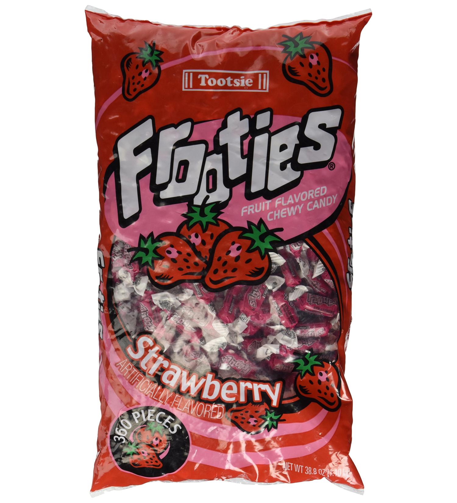 Tootsie Roll Strawberry Frooties - 360 Pack 38.8oz - Delicious Strawberry Flavor - 360 Count - Buy Online on GoSupps.com
