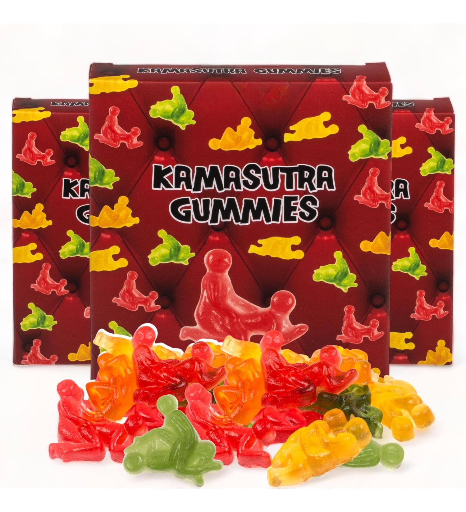  MIJOMA MIJOMA Kamasutra Fruit Gum - Kamasutra's exciting positions meet fruity taste 3 tempting 96g sachets ideal for colourful parties bachelor parties - Buy Online on GoSupps.com