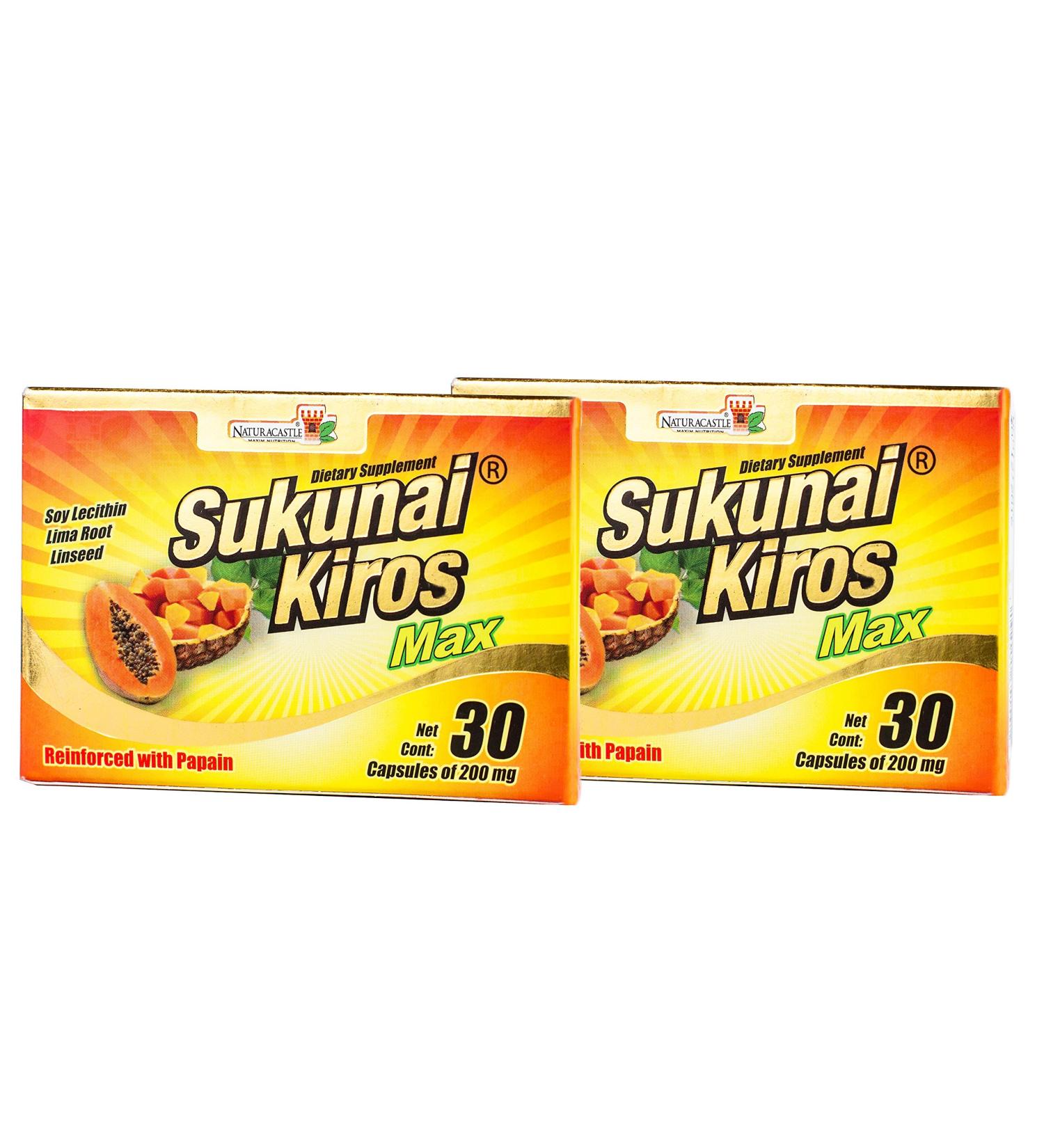 Sukunai Kiros Max 2 Packs - Original Mexican Weight Loss Supplement - Buy Online on GoSupps.com