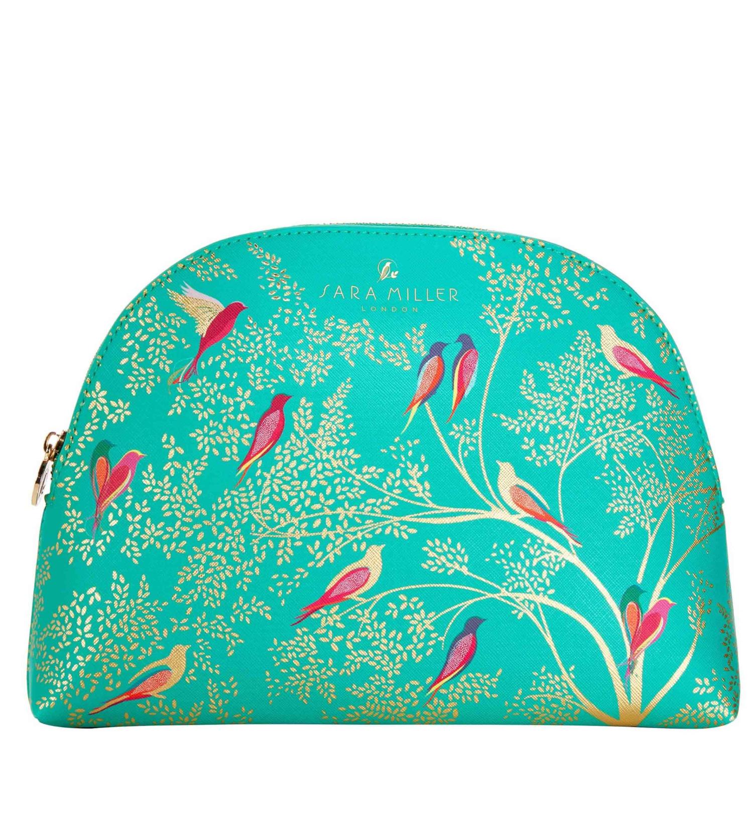 Sara Miller Green Makeup Bag - Stylish & Functional | International Shipping Available - Buy Online on GoSupps.com