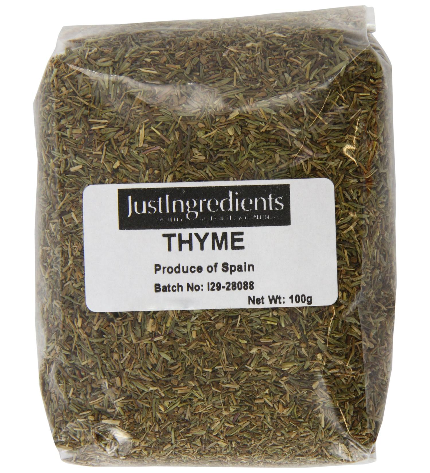 JustIngredients Essential Thyme 100g - Pack of 5 - Buy Online on GoSupps.com