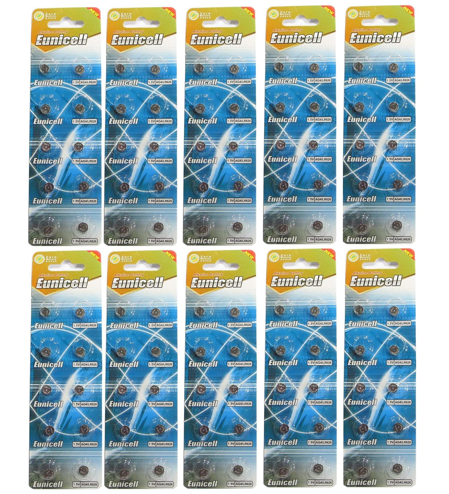 100 X AG4 LR626 377 SR626 606 Watch Battery Batteries