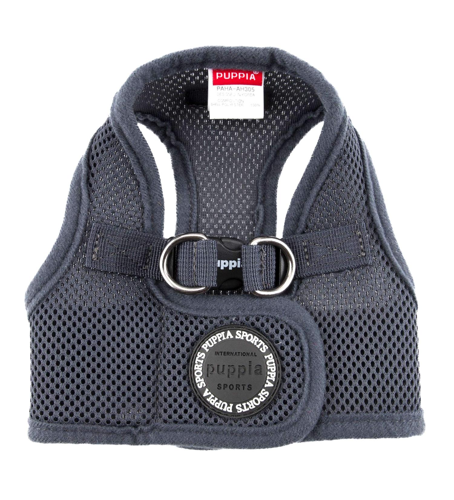 Buy Puppia Dog Harness for Small & Medium Dogs - Soft Vest in Many Colors - Multi-functional Puppy Harness - Grey XXL - Fast International Shipping - Buy Online on GoSupps.com